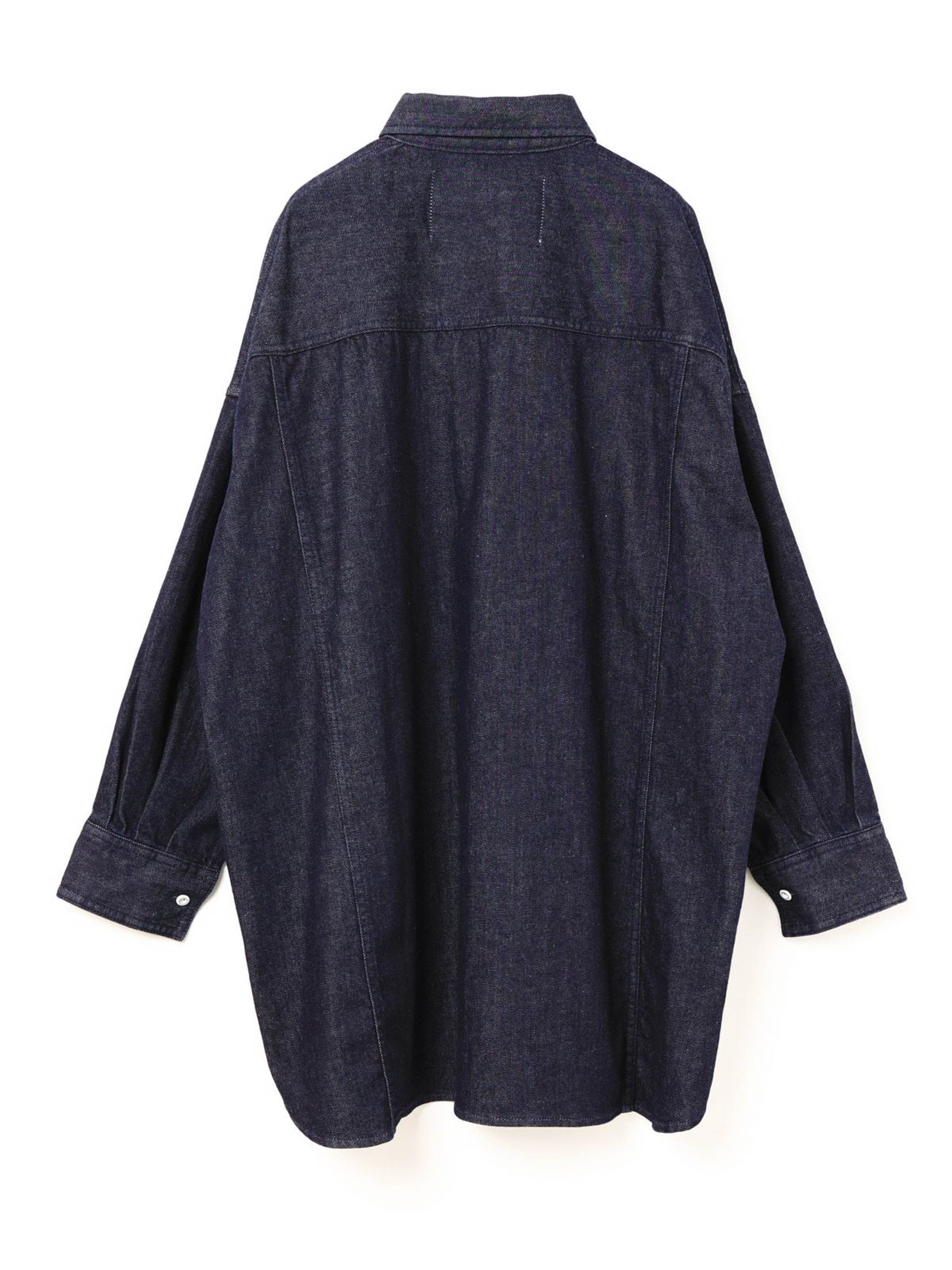 Healthy DENIM x MIDIUMISOLID ビッグシャツ Almond