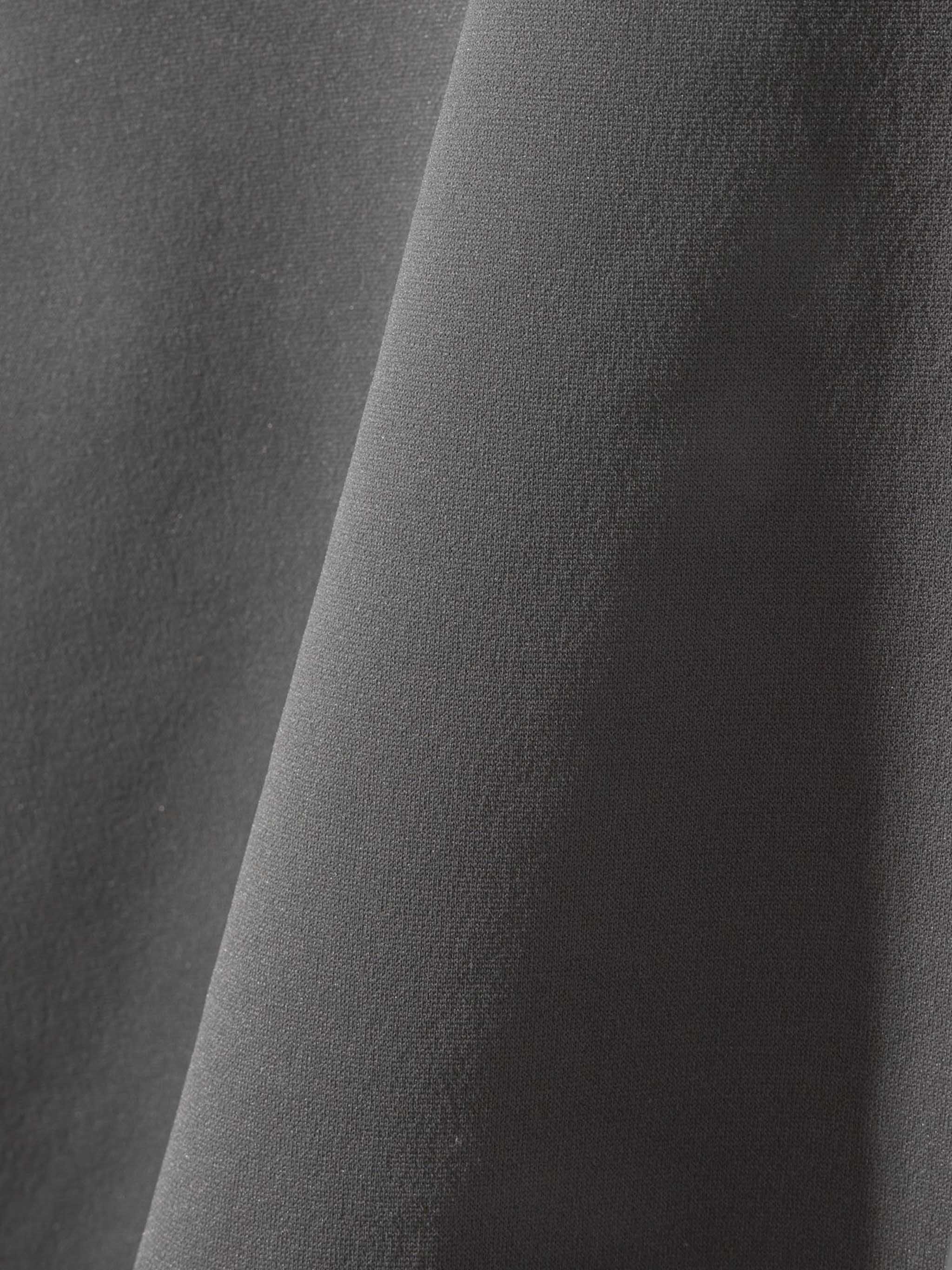 ダブルニットハイネックロングプルオーバー