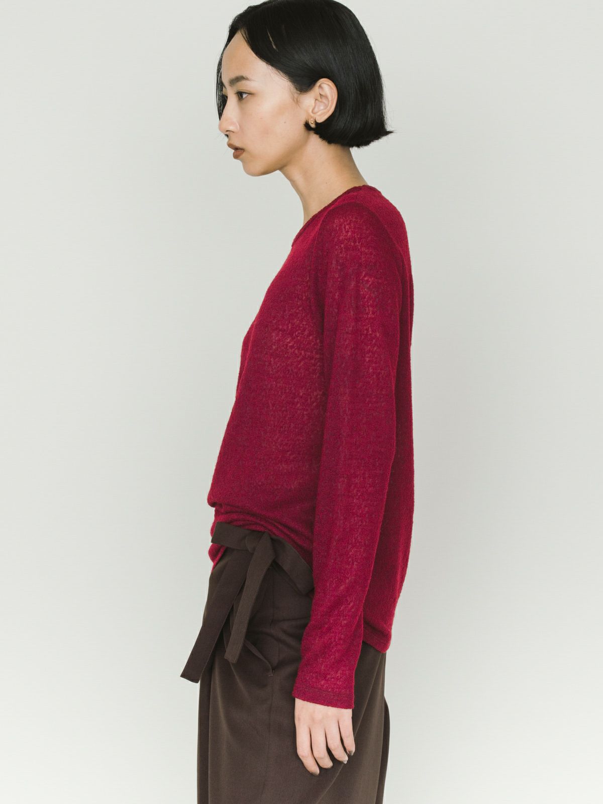 wool sheer pullover
