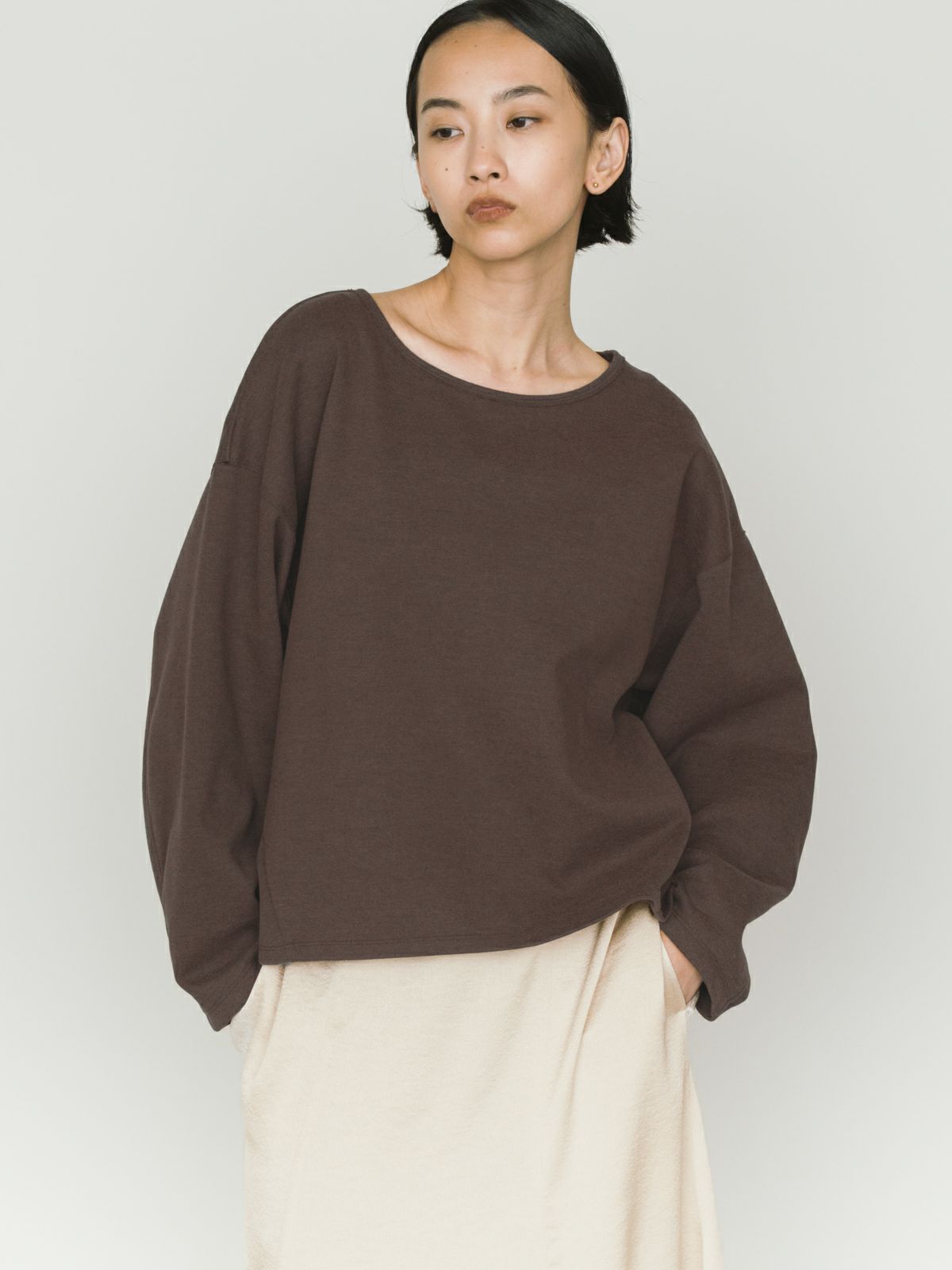 wide cocoon pullover