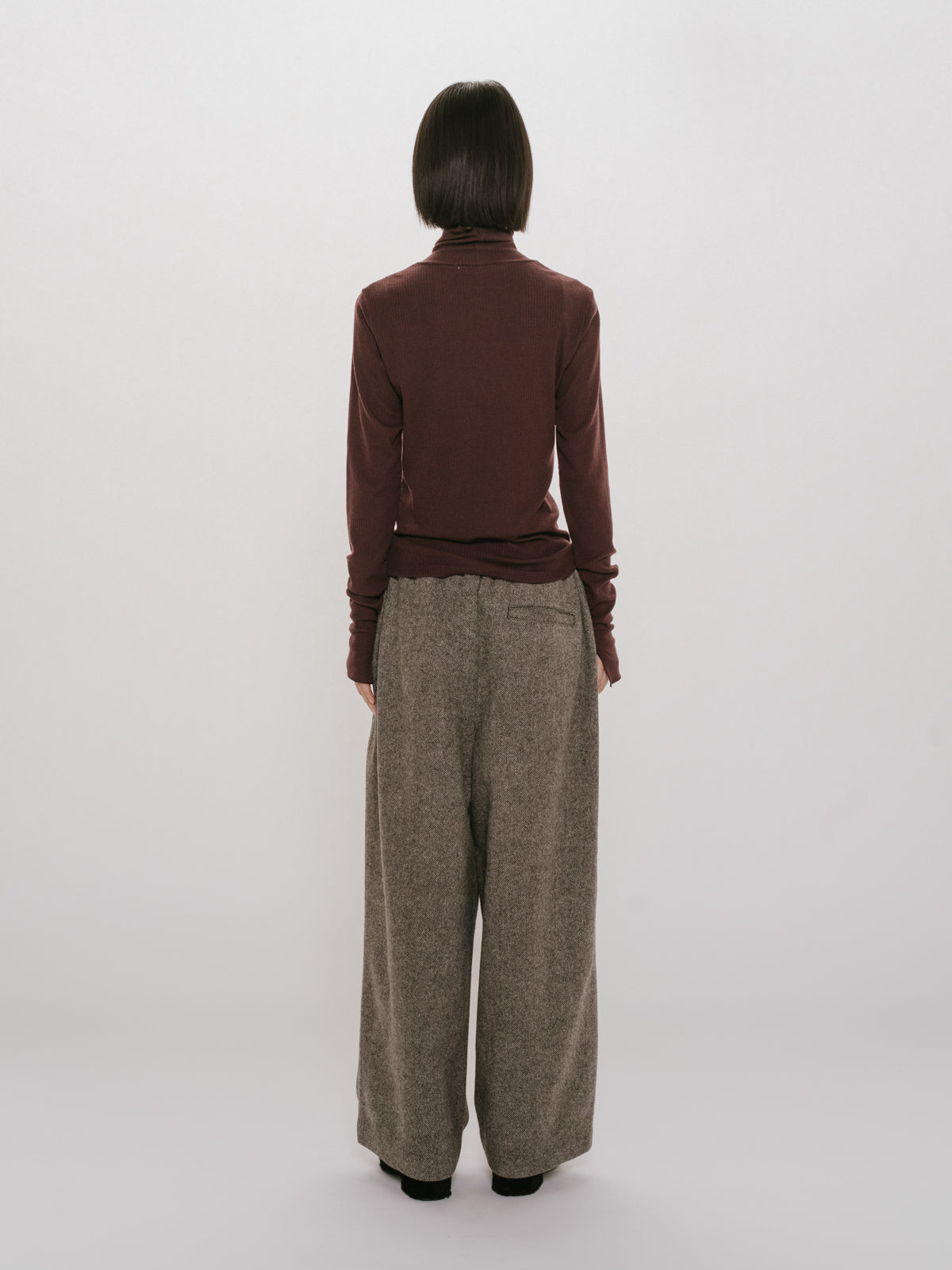 warm sheer rib pullover