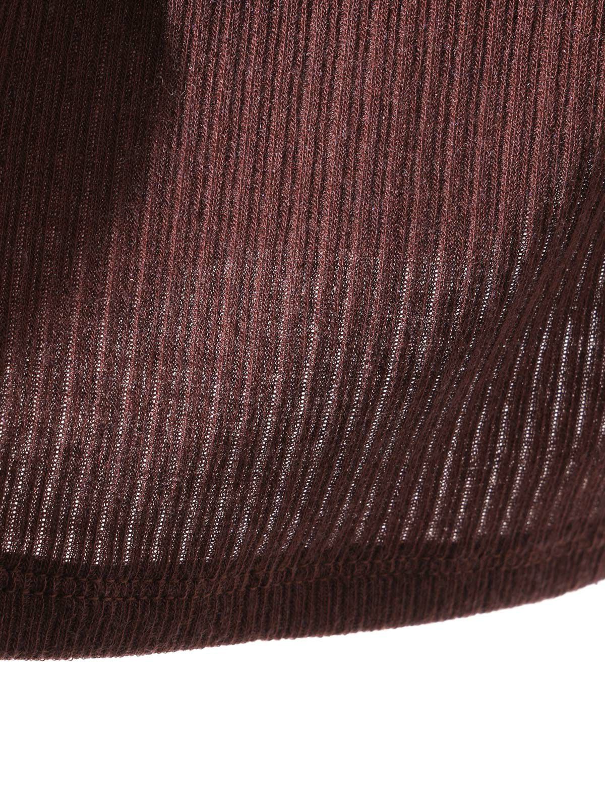 warm sheer rib pullover