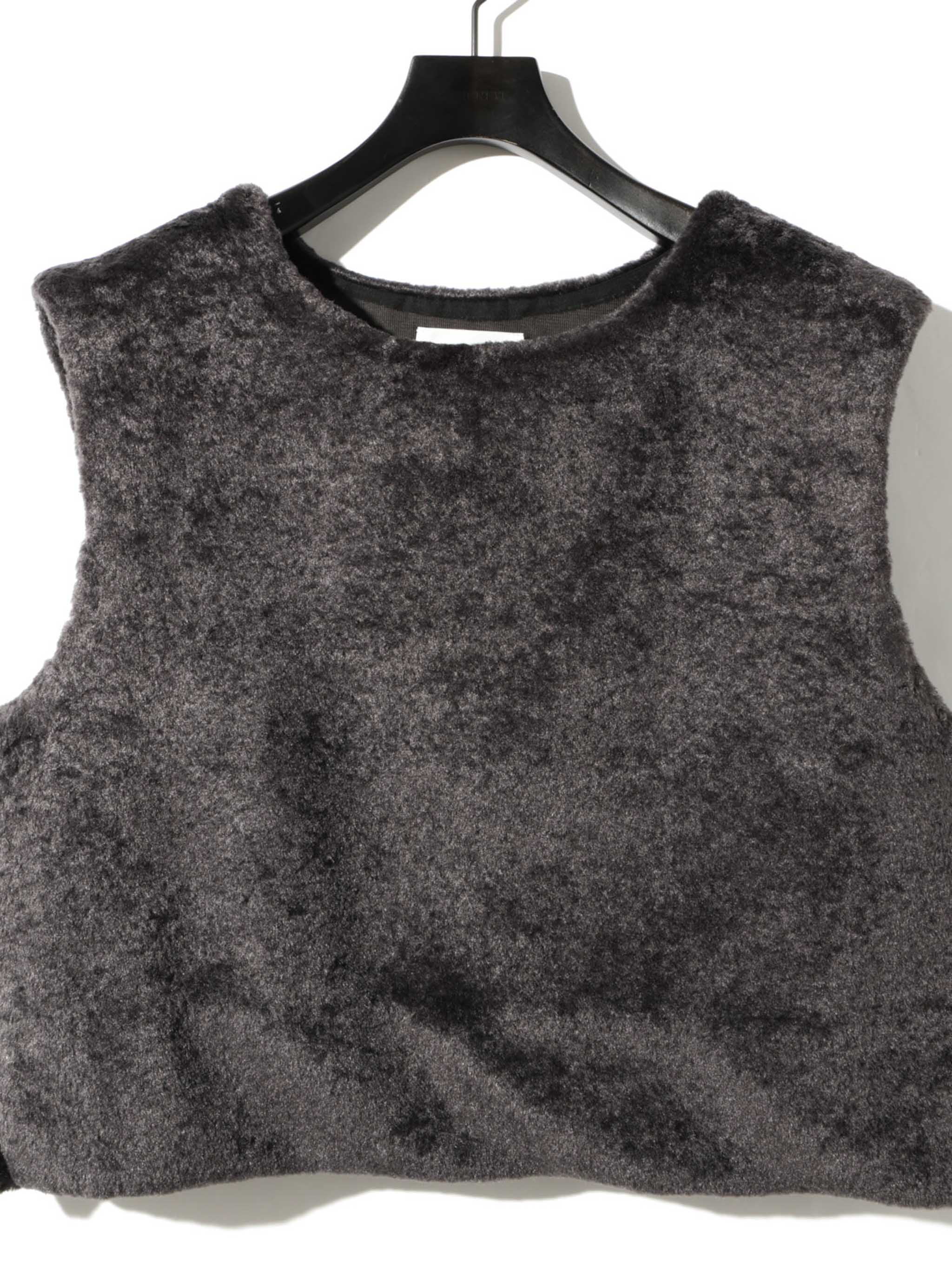 fleece fur vest