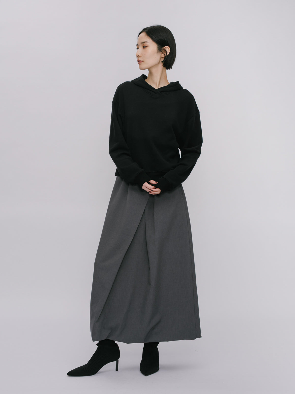 compact sweat hoodie
