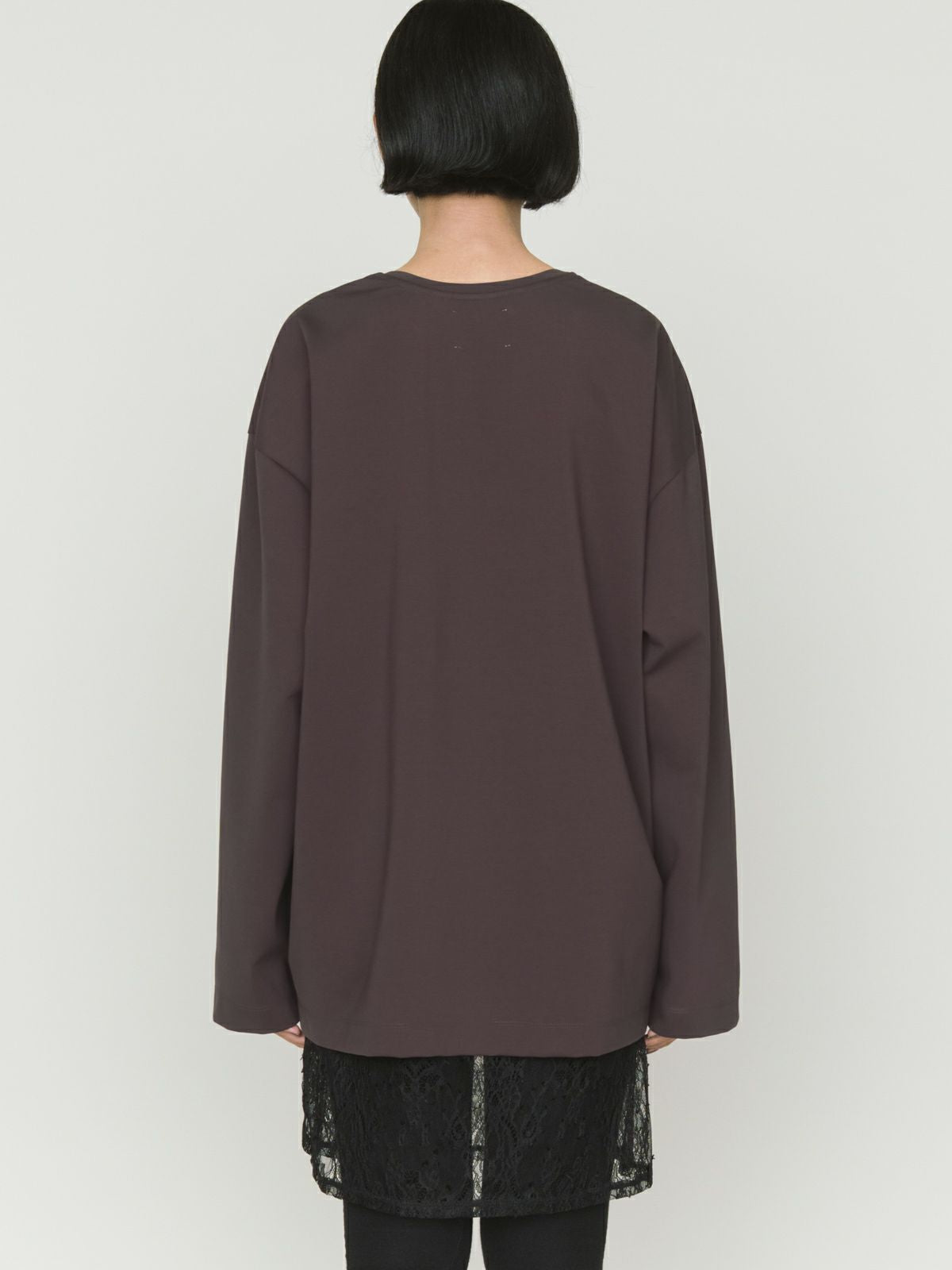 straight slv wide pullover