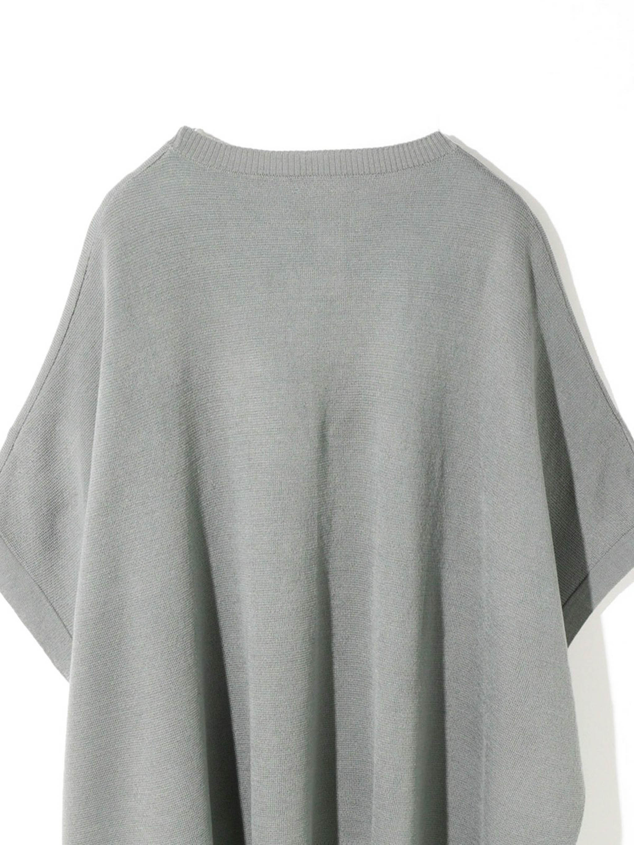 サイドリボンポンチョ