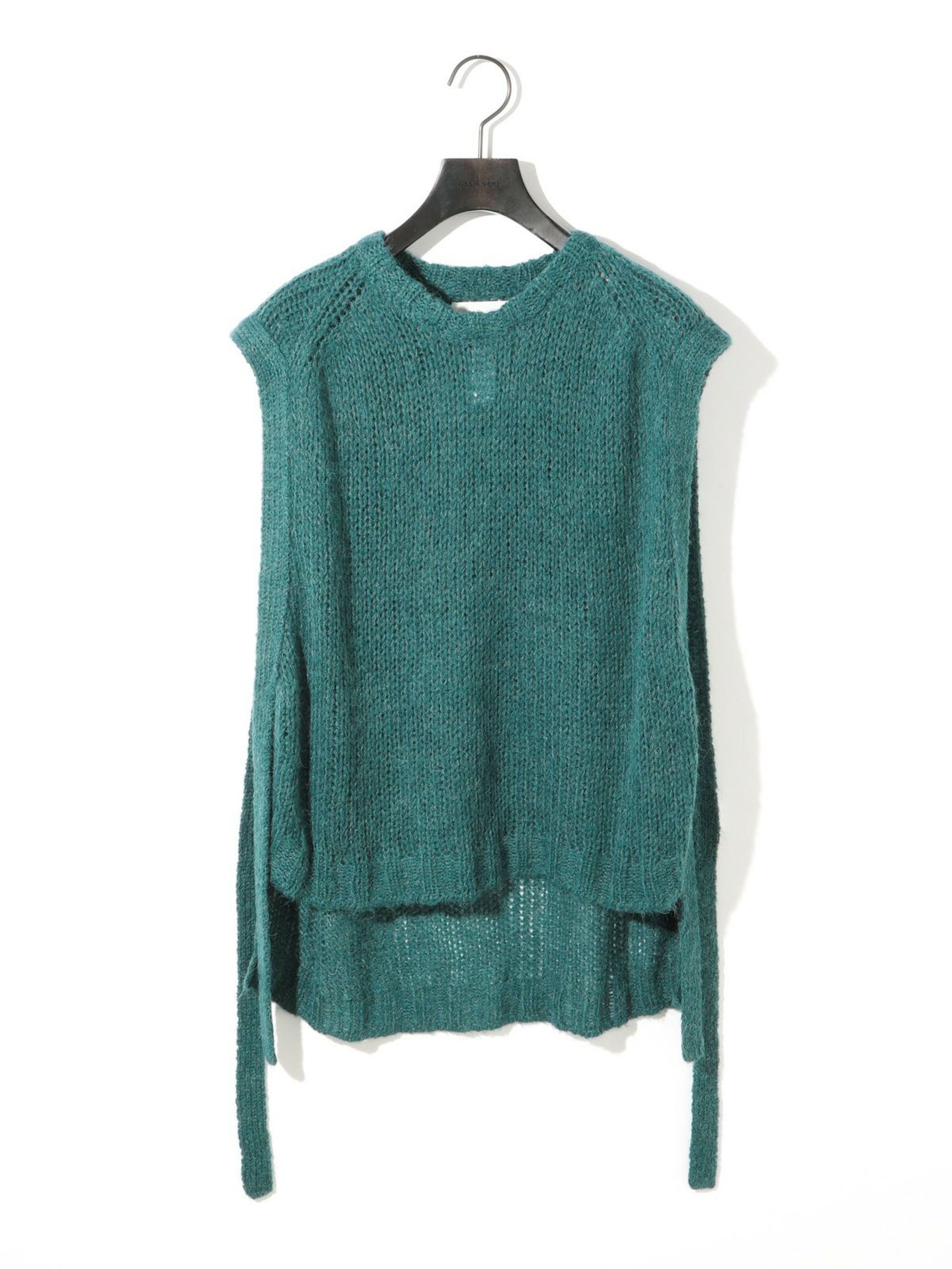 モヘアサイドリボンベスト