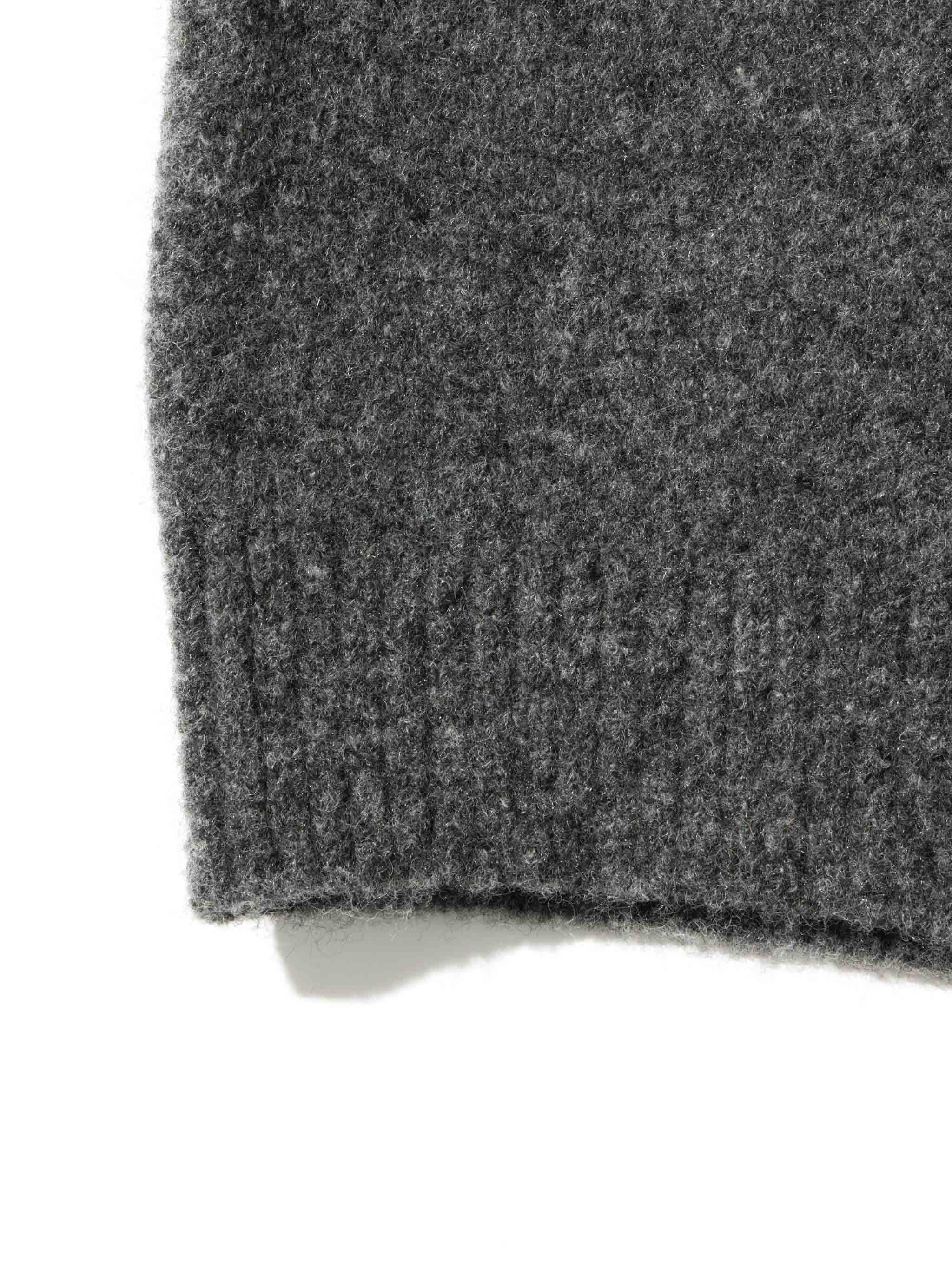 wool no sleeve pullover