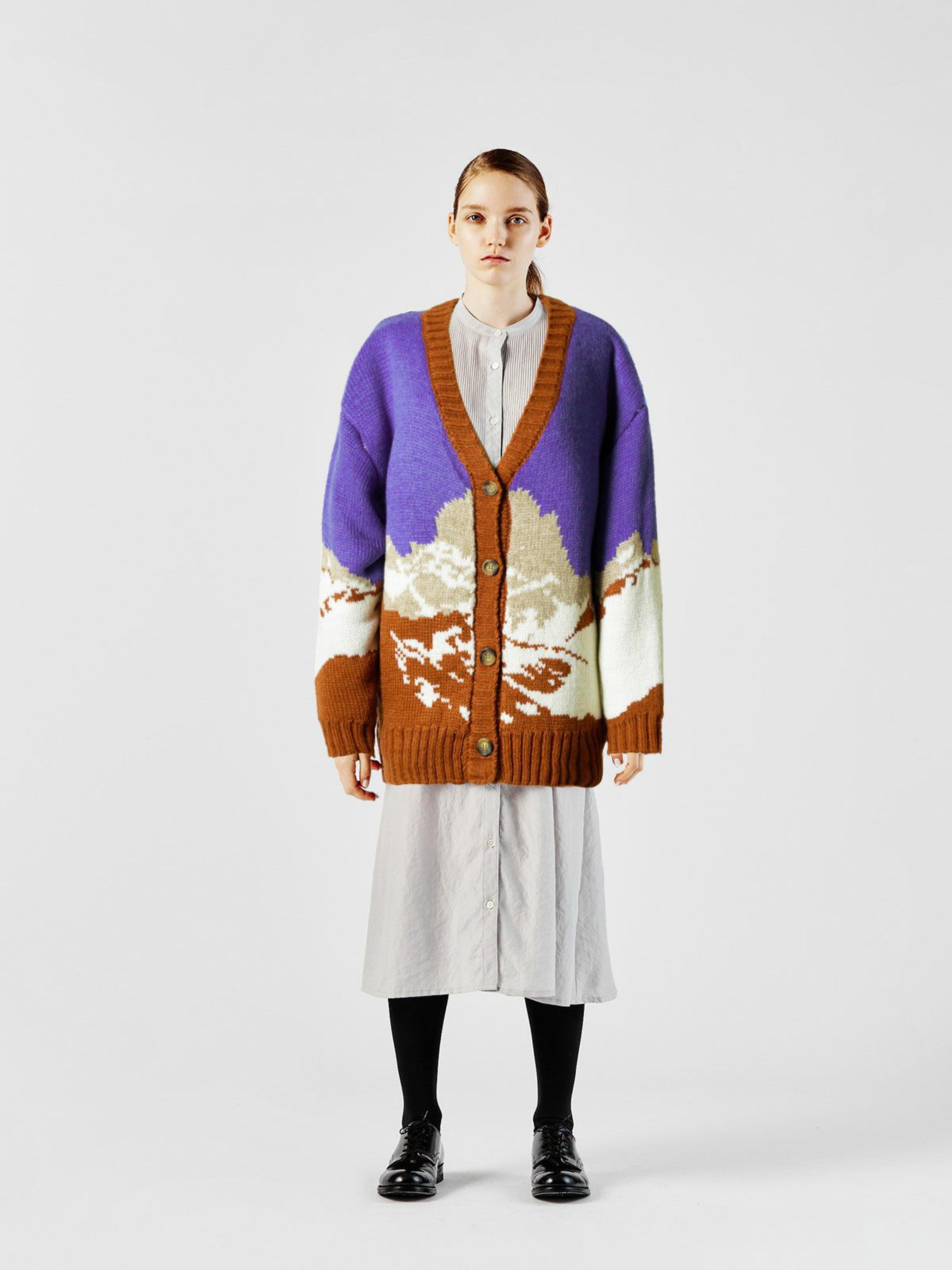 ジャカードカーディガン(4-1038)