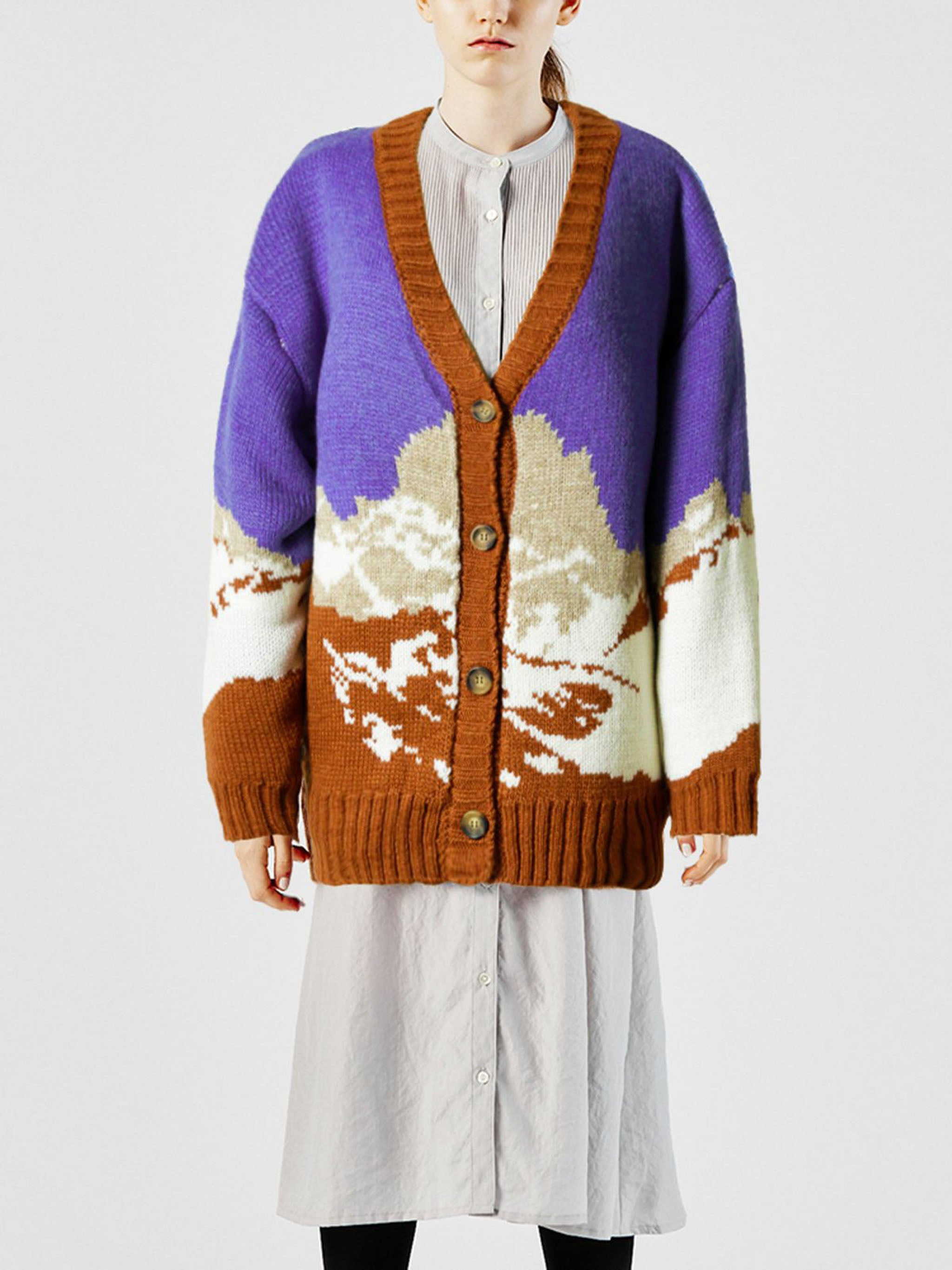 ジャカードカーディガン(4-1038)