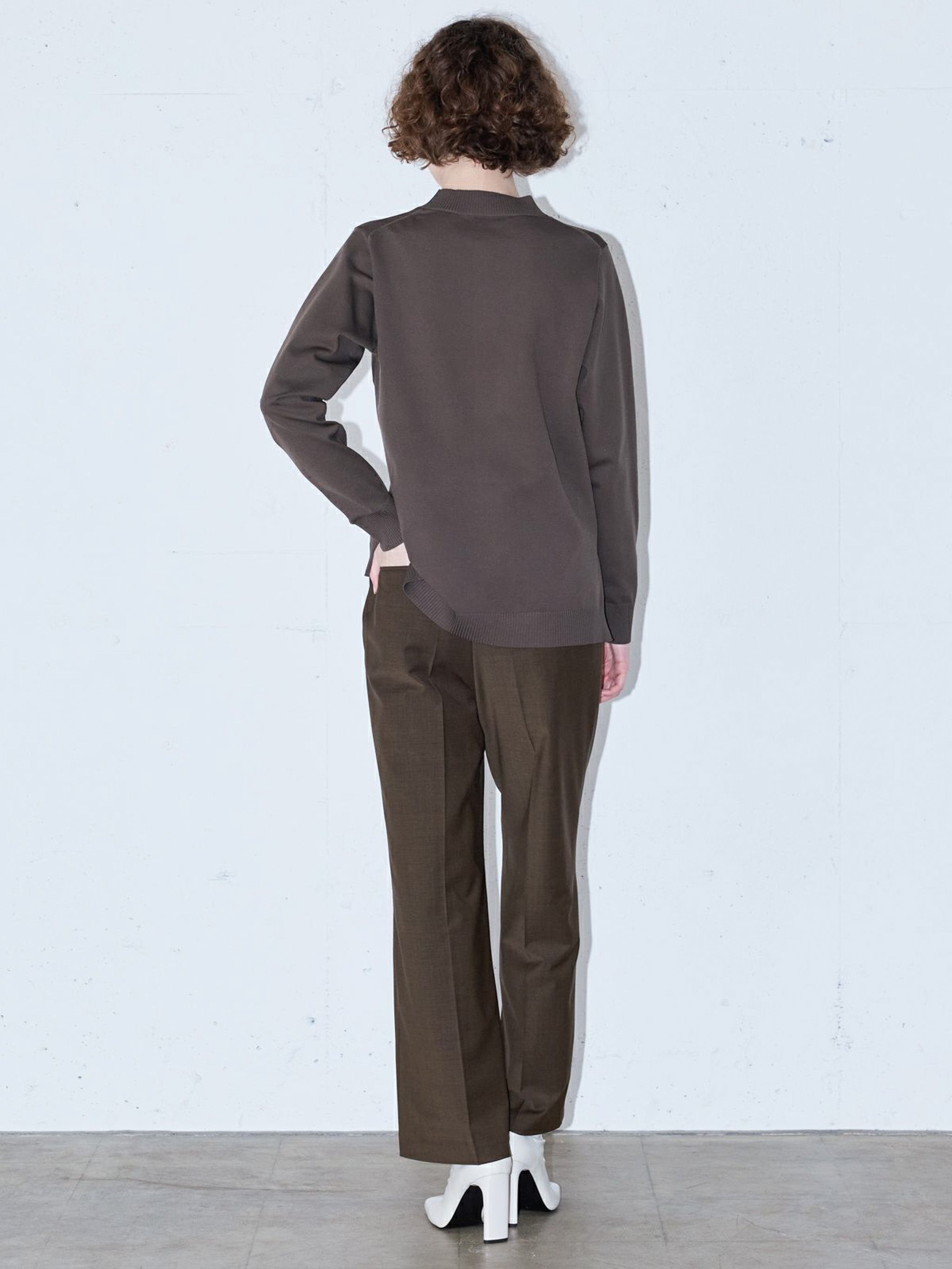 モックネックプルオーバー(4-1042)