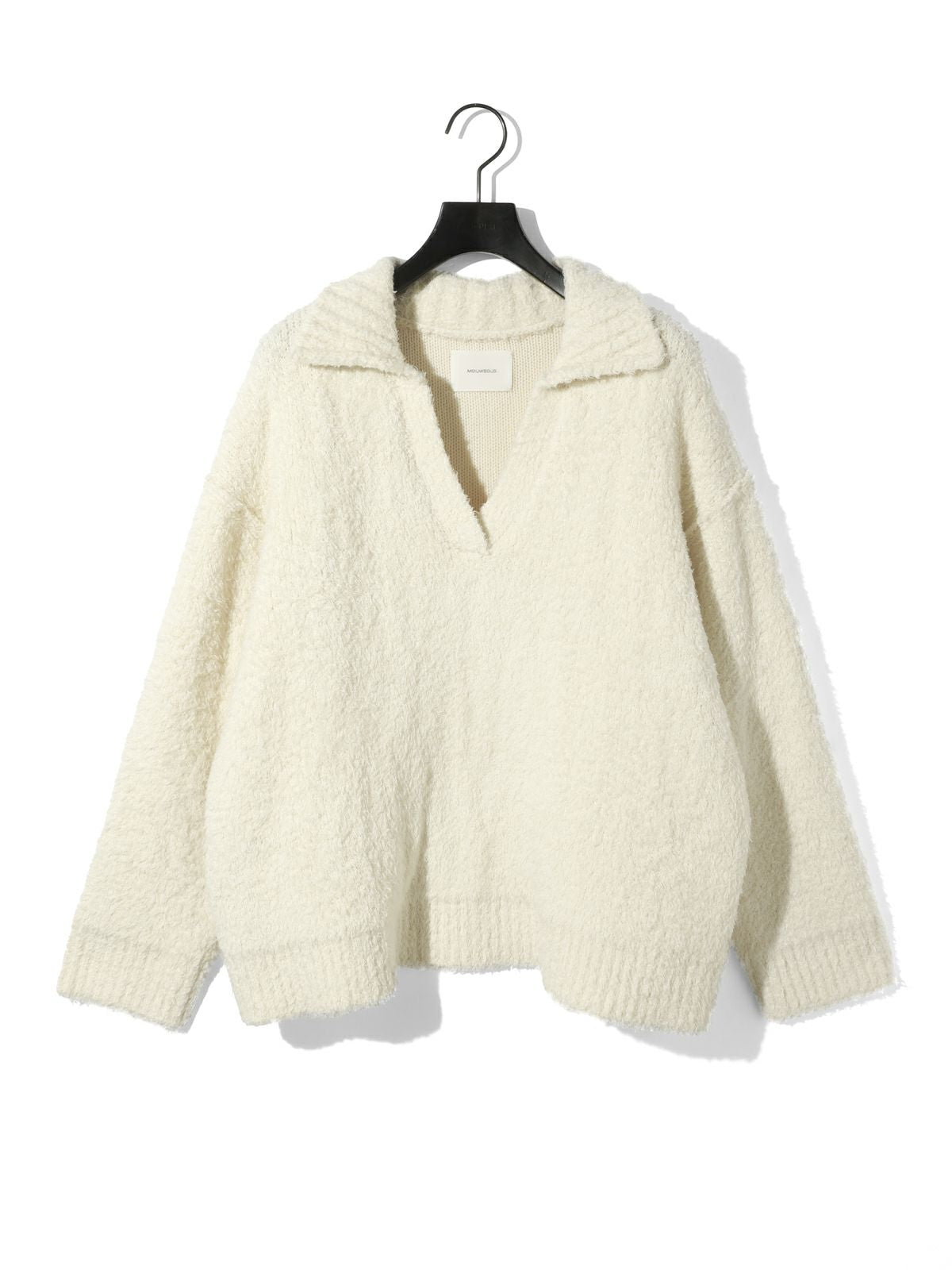 feather yarn skirtipper pullover