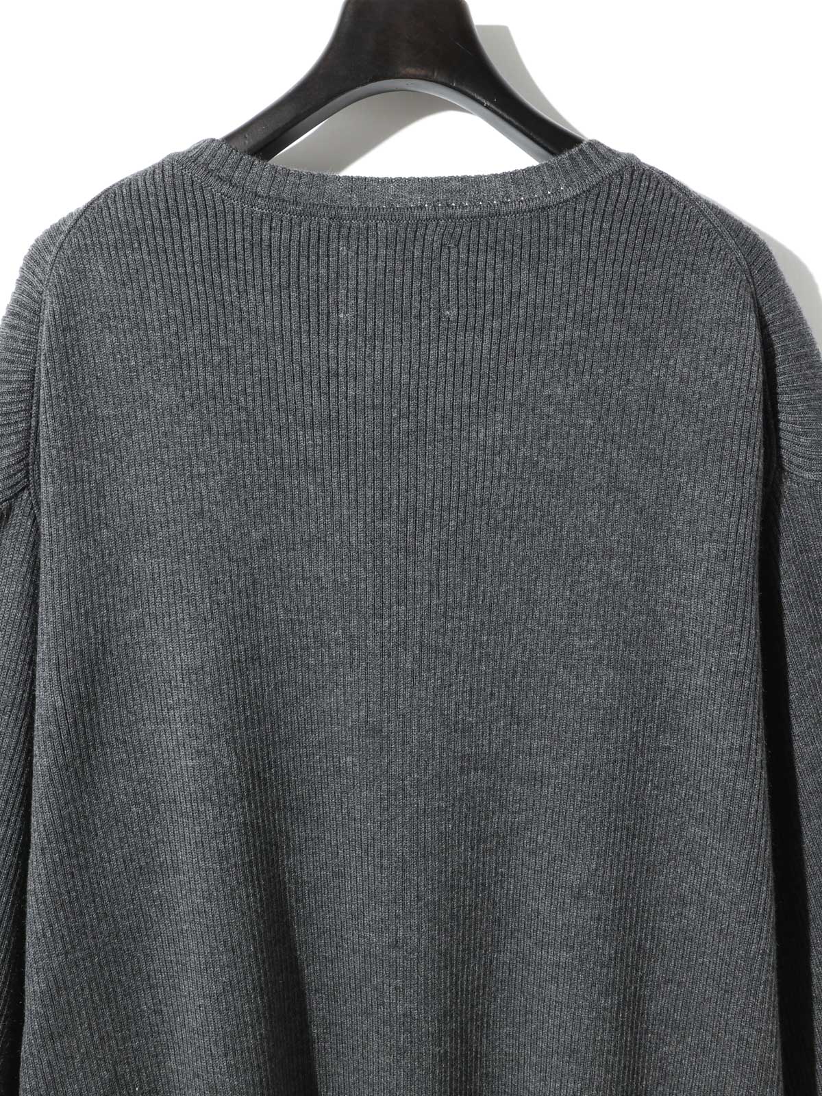rib pintucked pullover