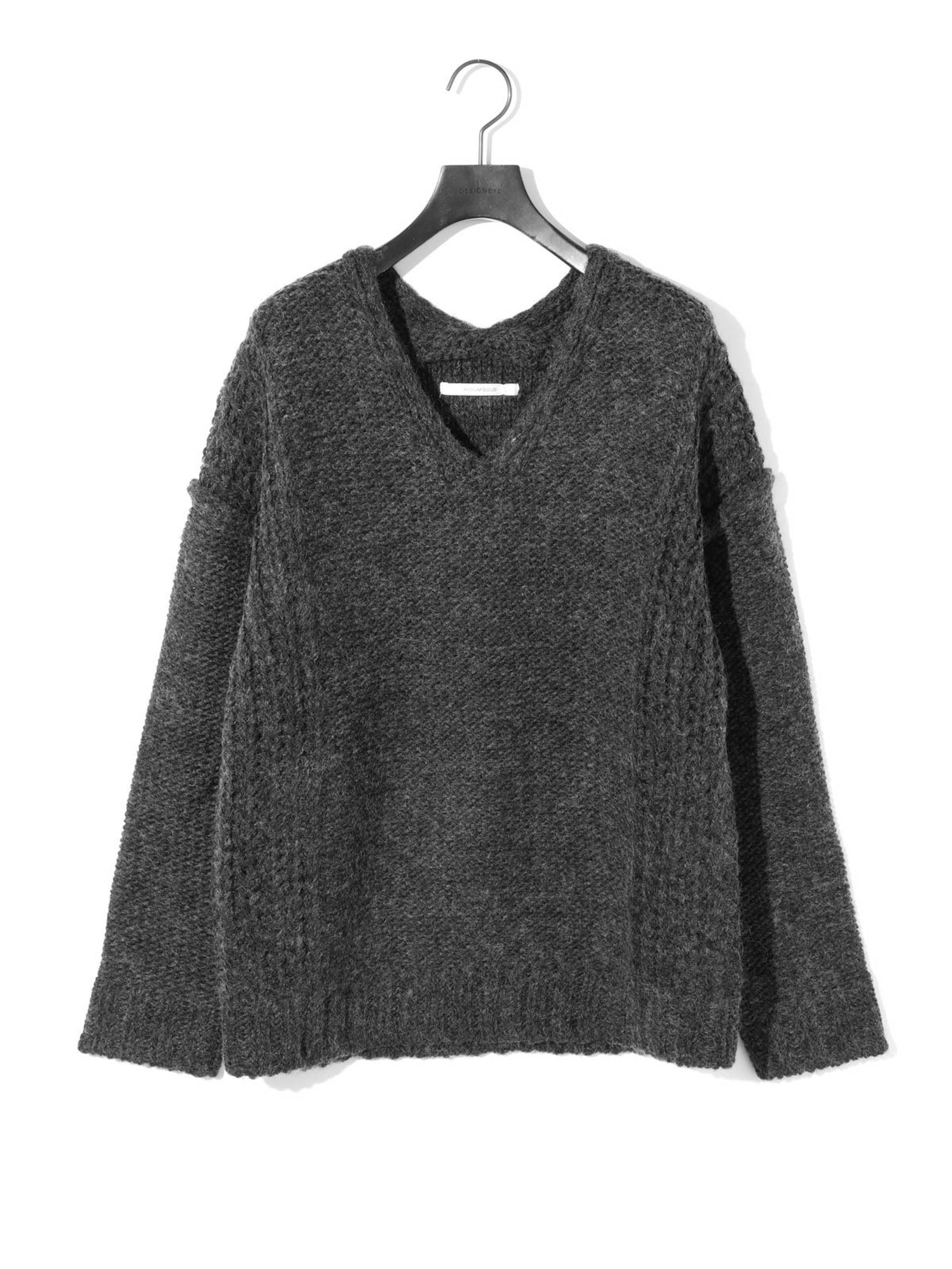ローゲージVネックプルオーバー