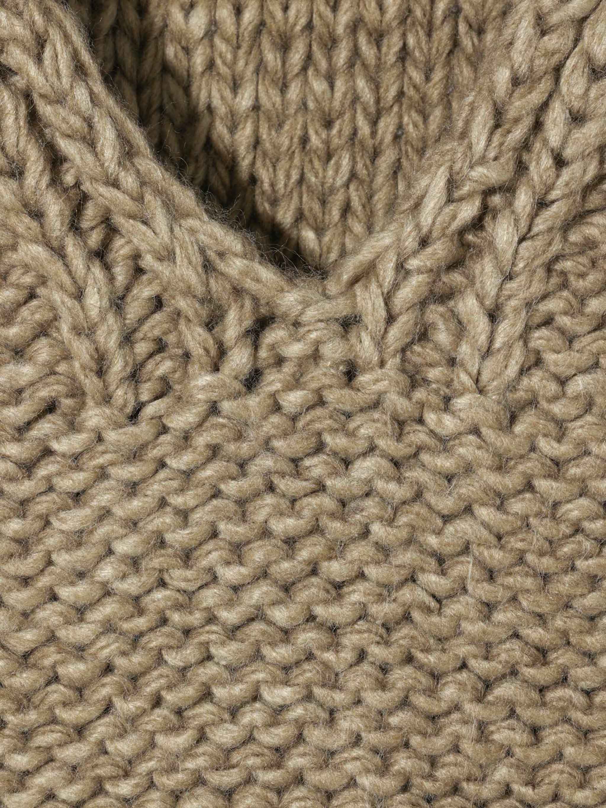 ローゲージVネックプルオーバー