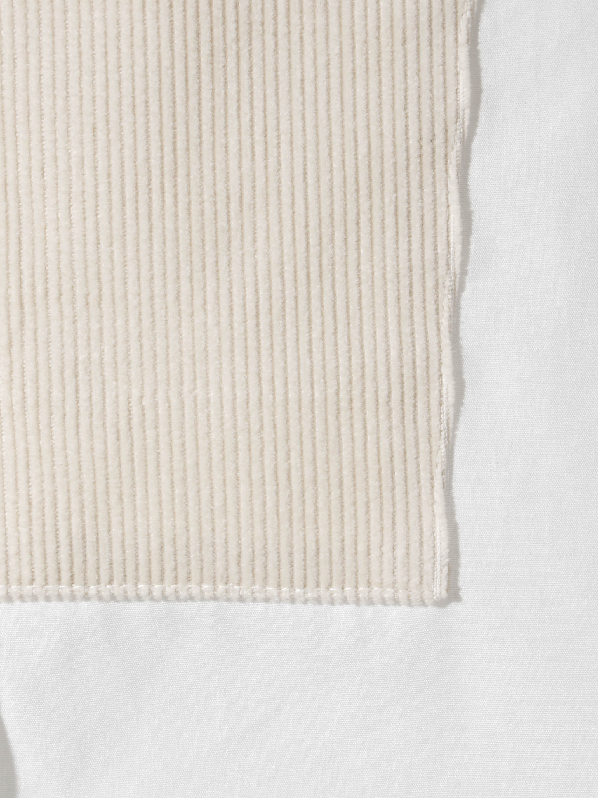 wide shirt with corduroy