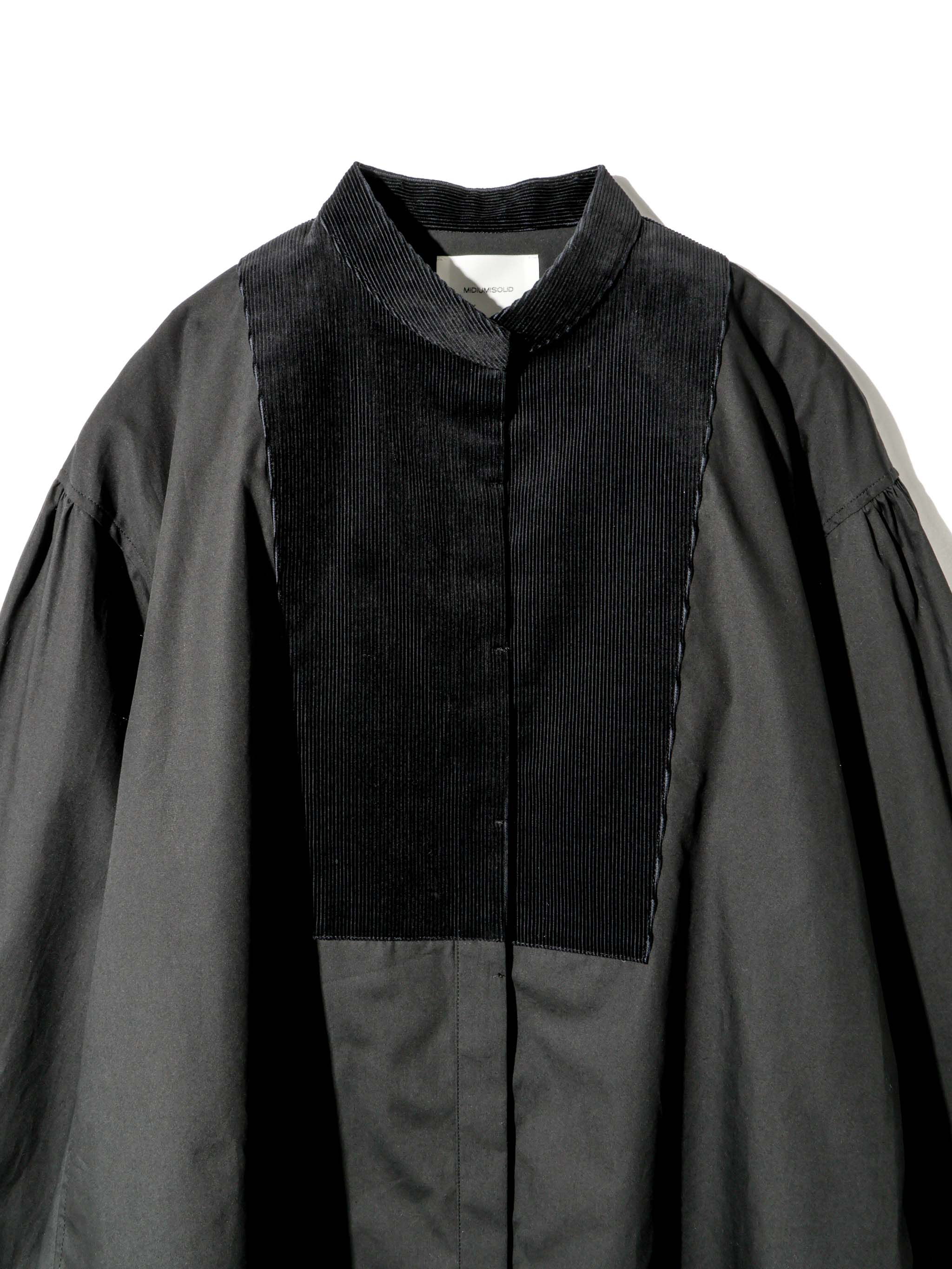 wide shirt with corduroy