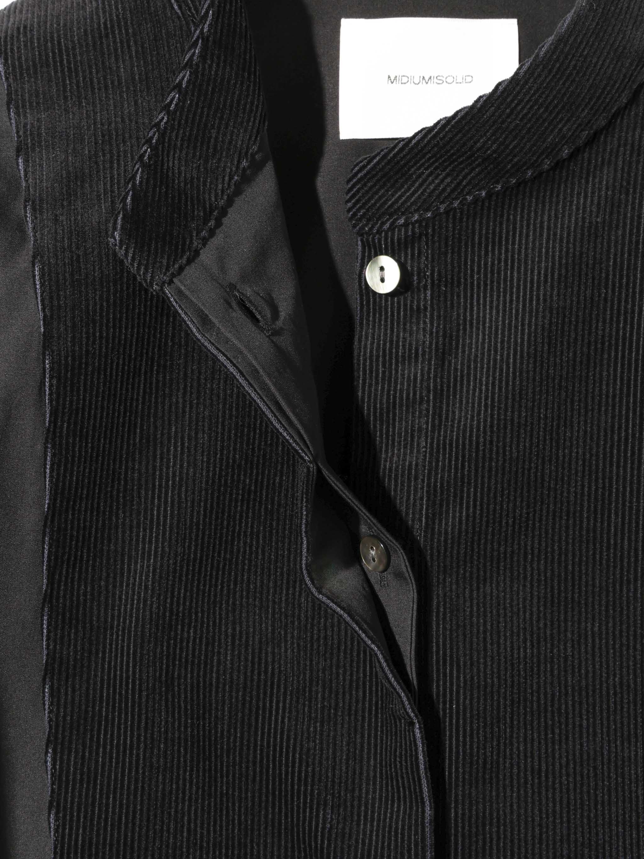 wide shirt with corduroy