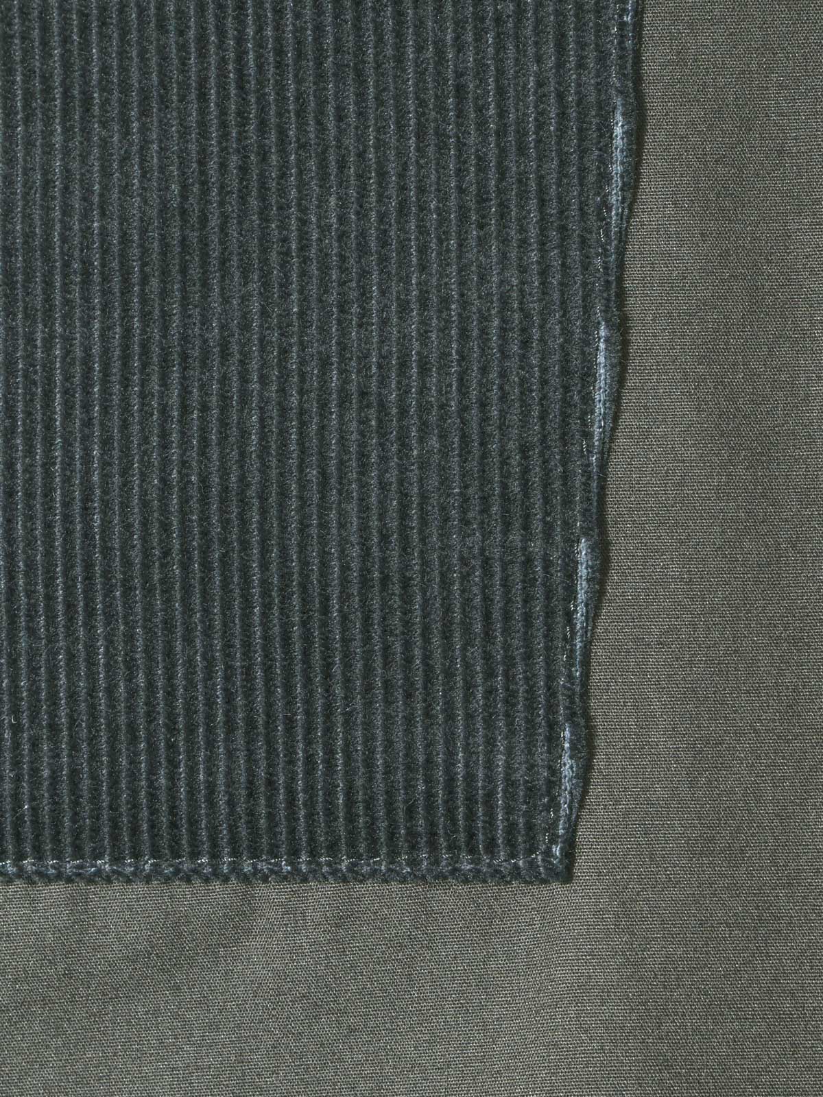 wide shirt with corduroy