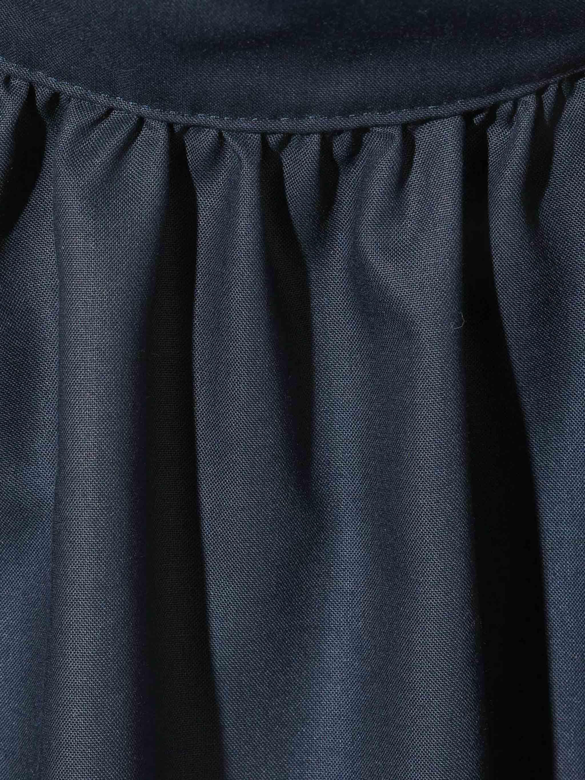 ハイネックギャザーブラウス