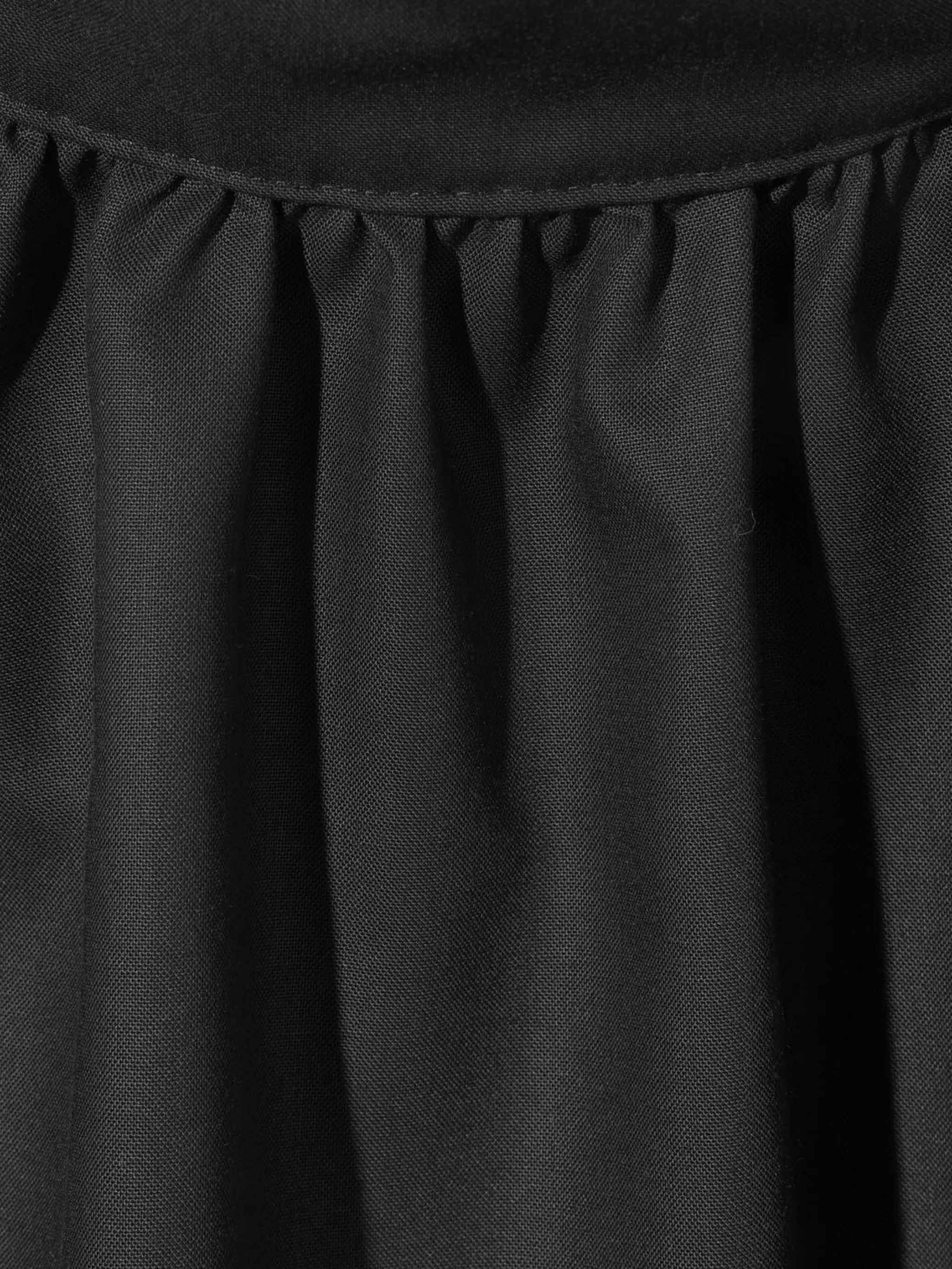 ハイネックギャザーブラウス