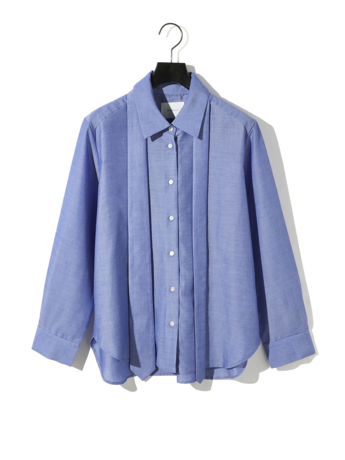 regular collar shirt with tie