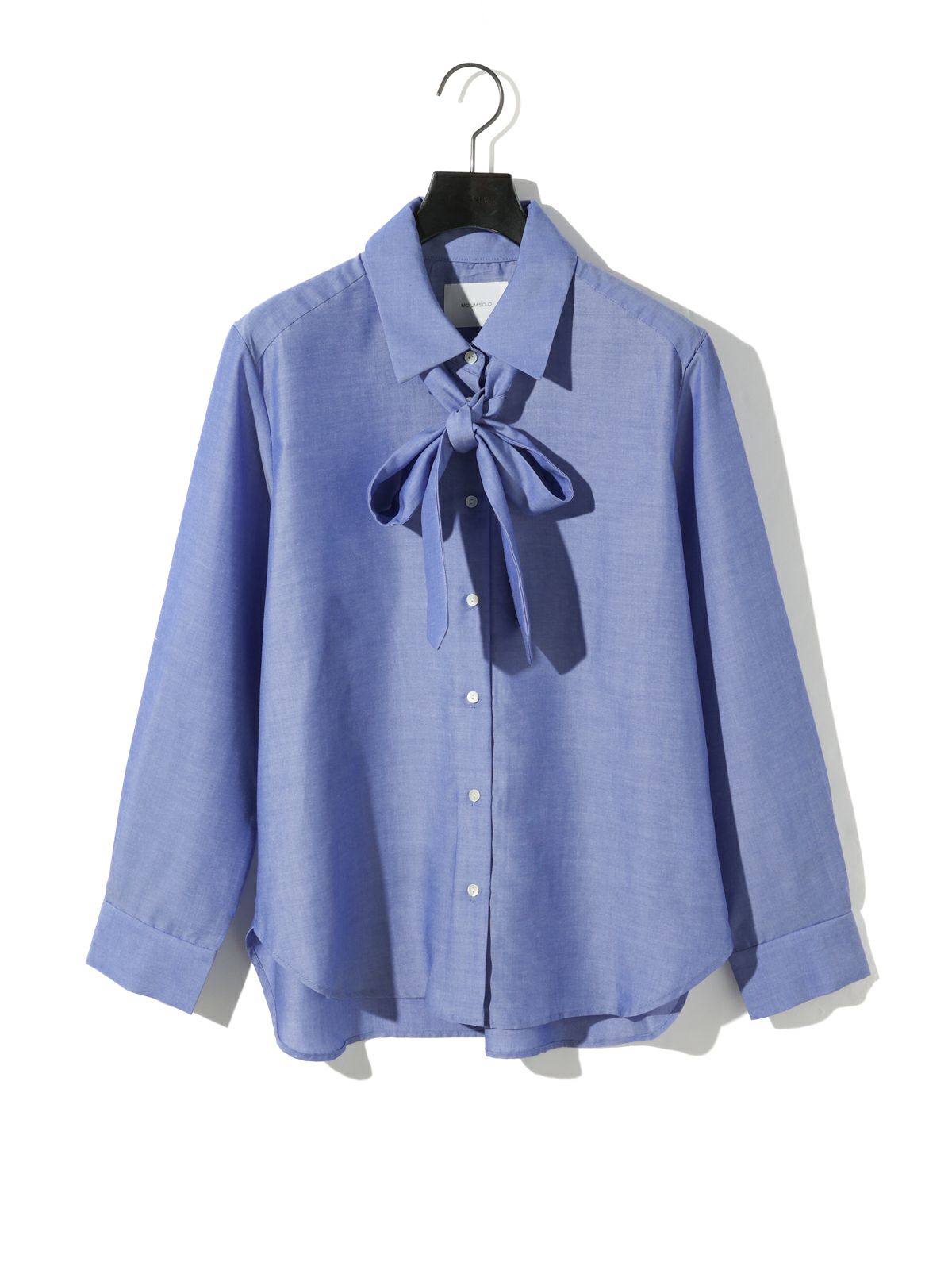 regular collar shirt with tie