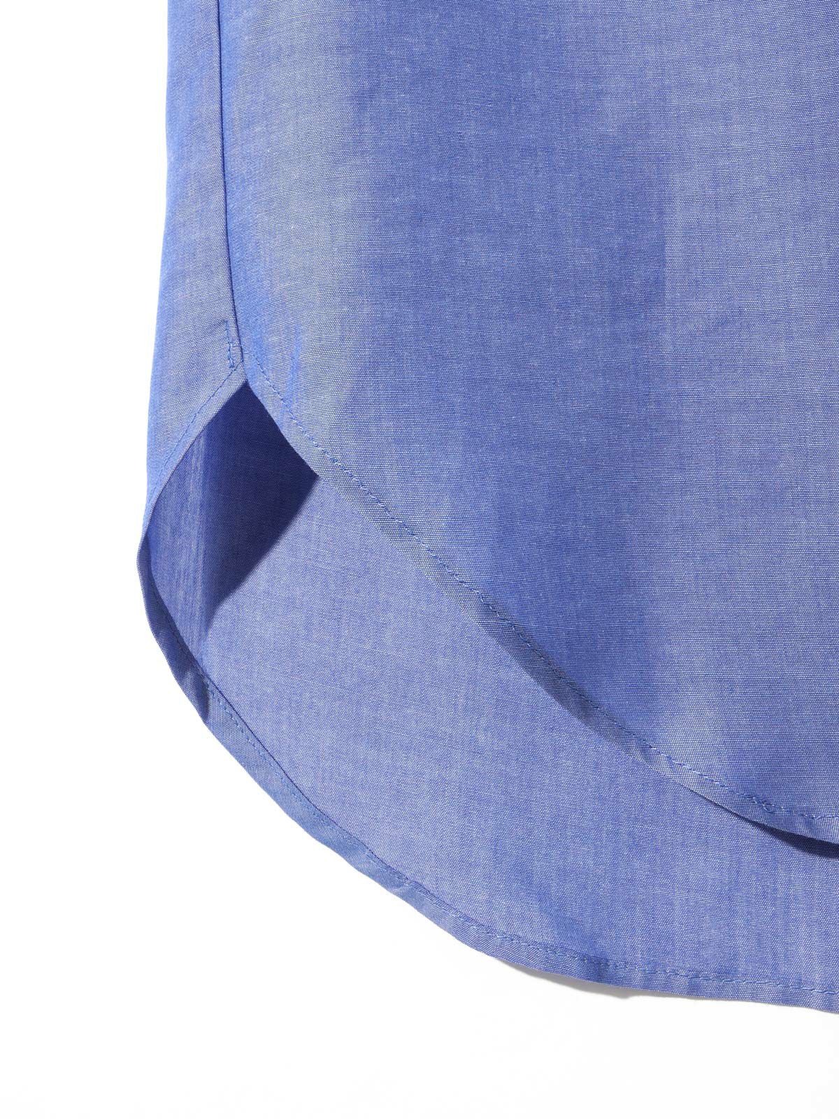 regular collar shirt with tie