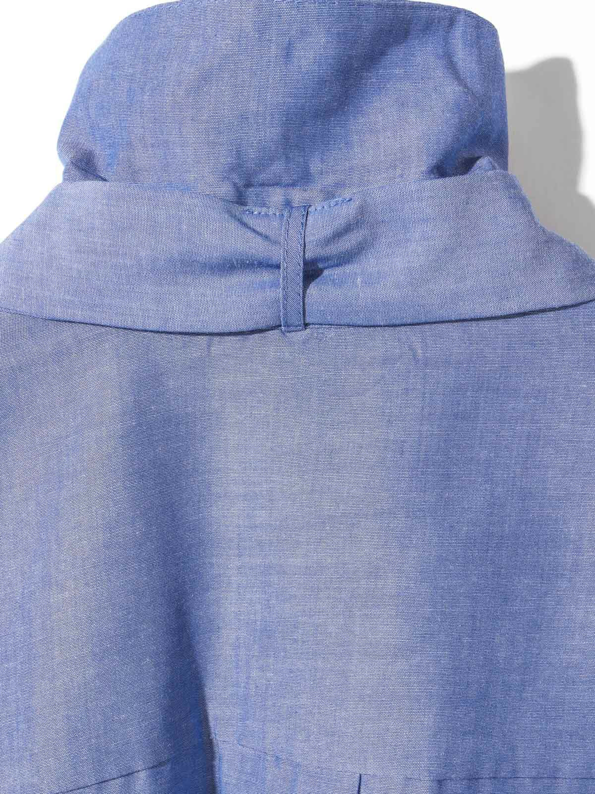 regular collar shirt with tie