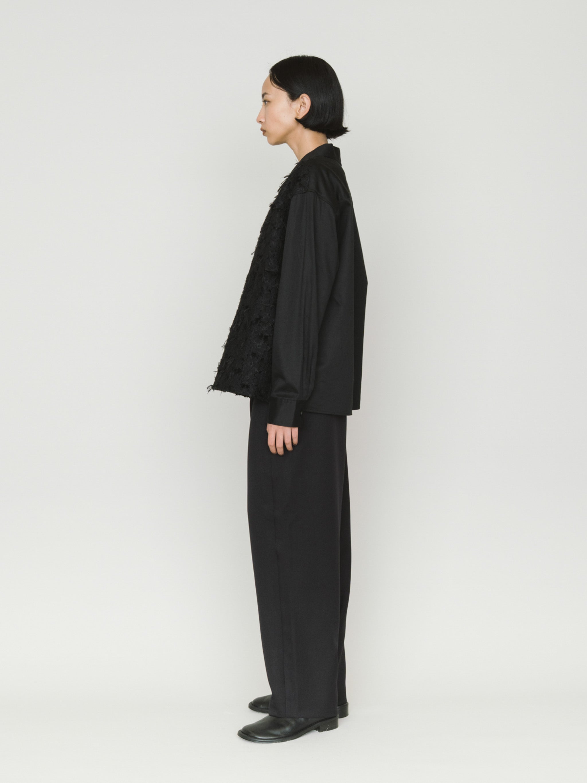 front jacquard shirt