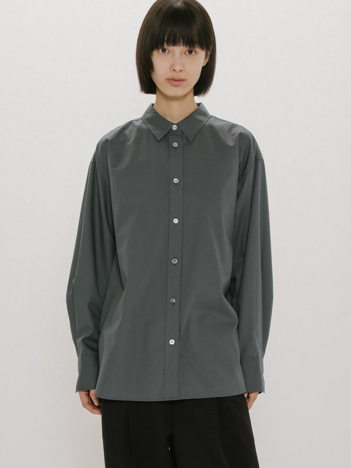 basic backgathered shirt