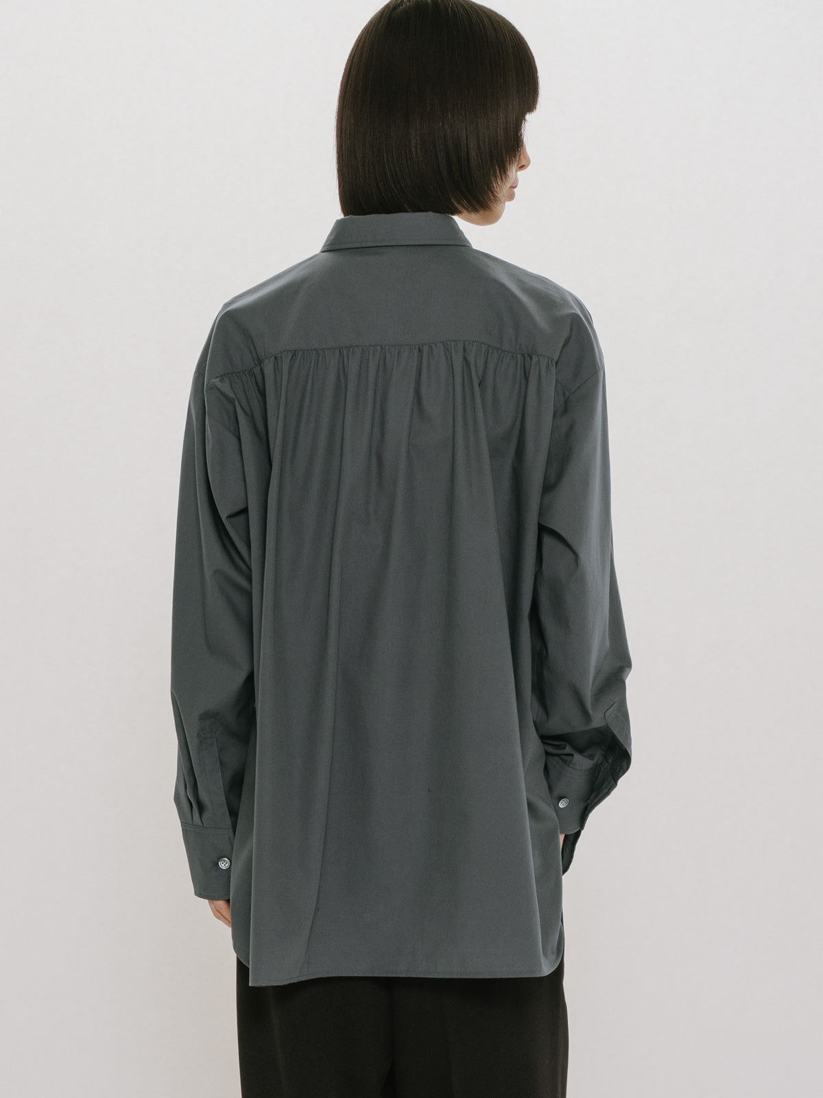 basic backgathered shirt