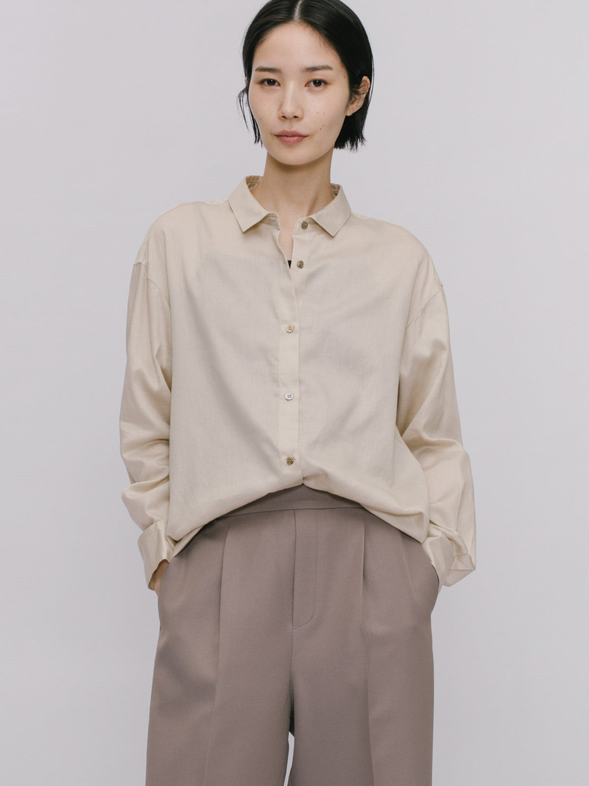 small collar shirt