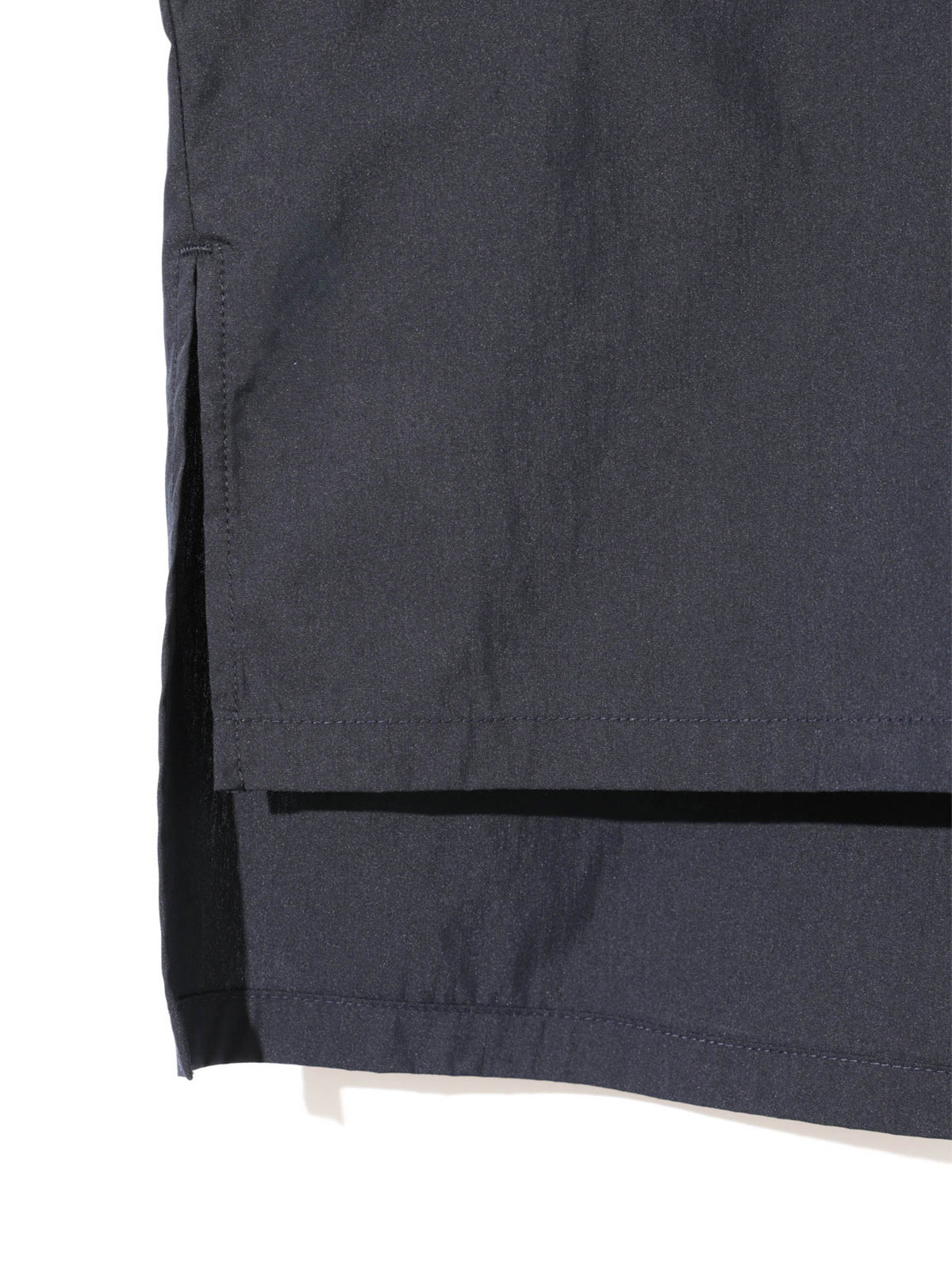 cotton nylon wide shirt