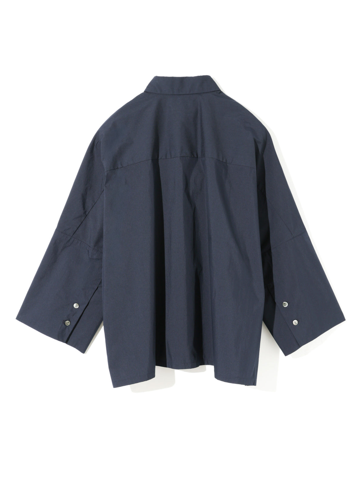 cotton nylon wide shirt