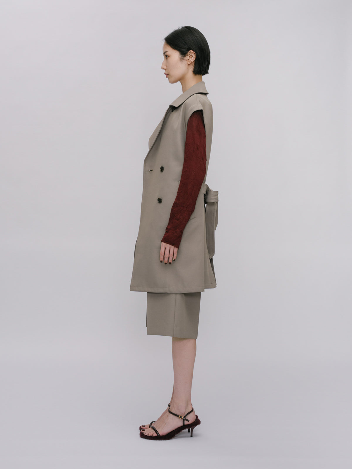 trench gilet