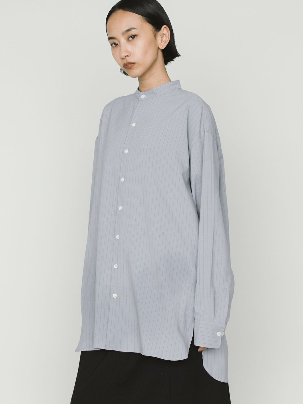 band collar long shit