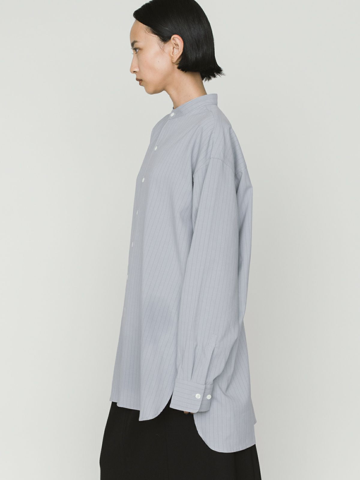 band collar long shit