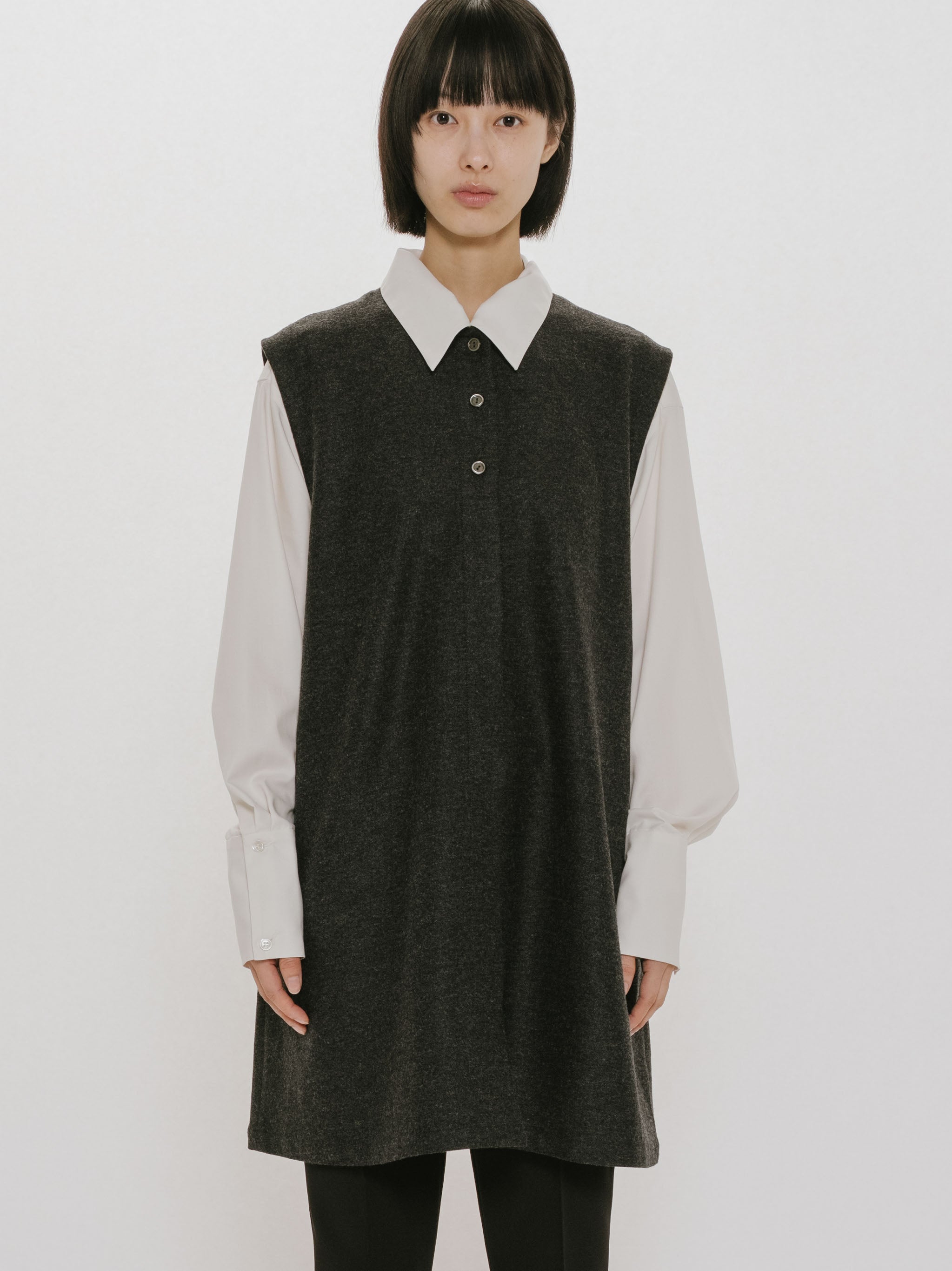 mini gilet one-piece