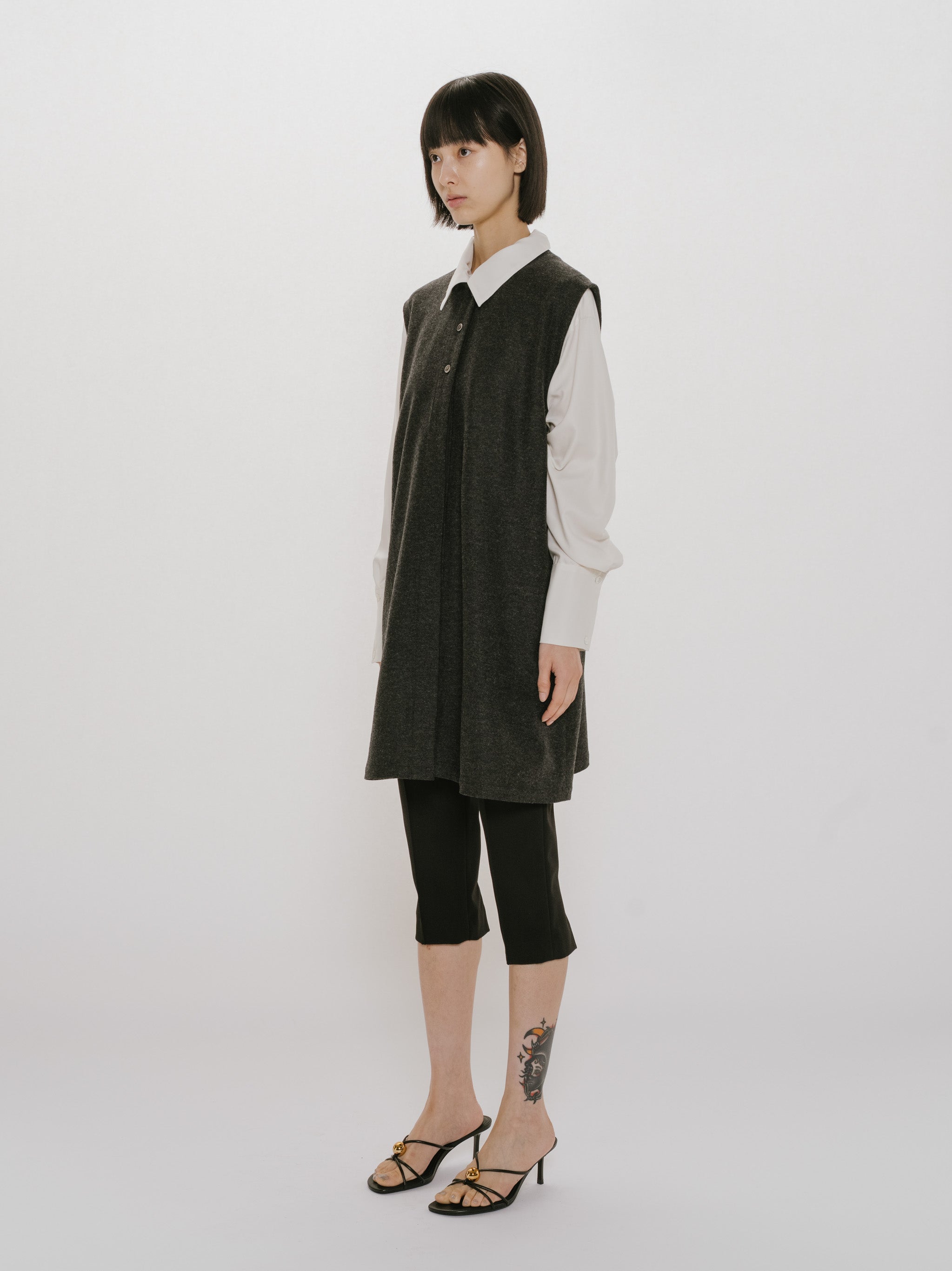 mini gilet one-piece