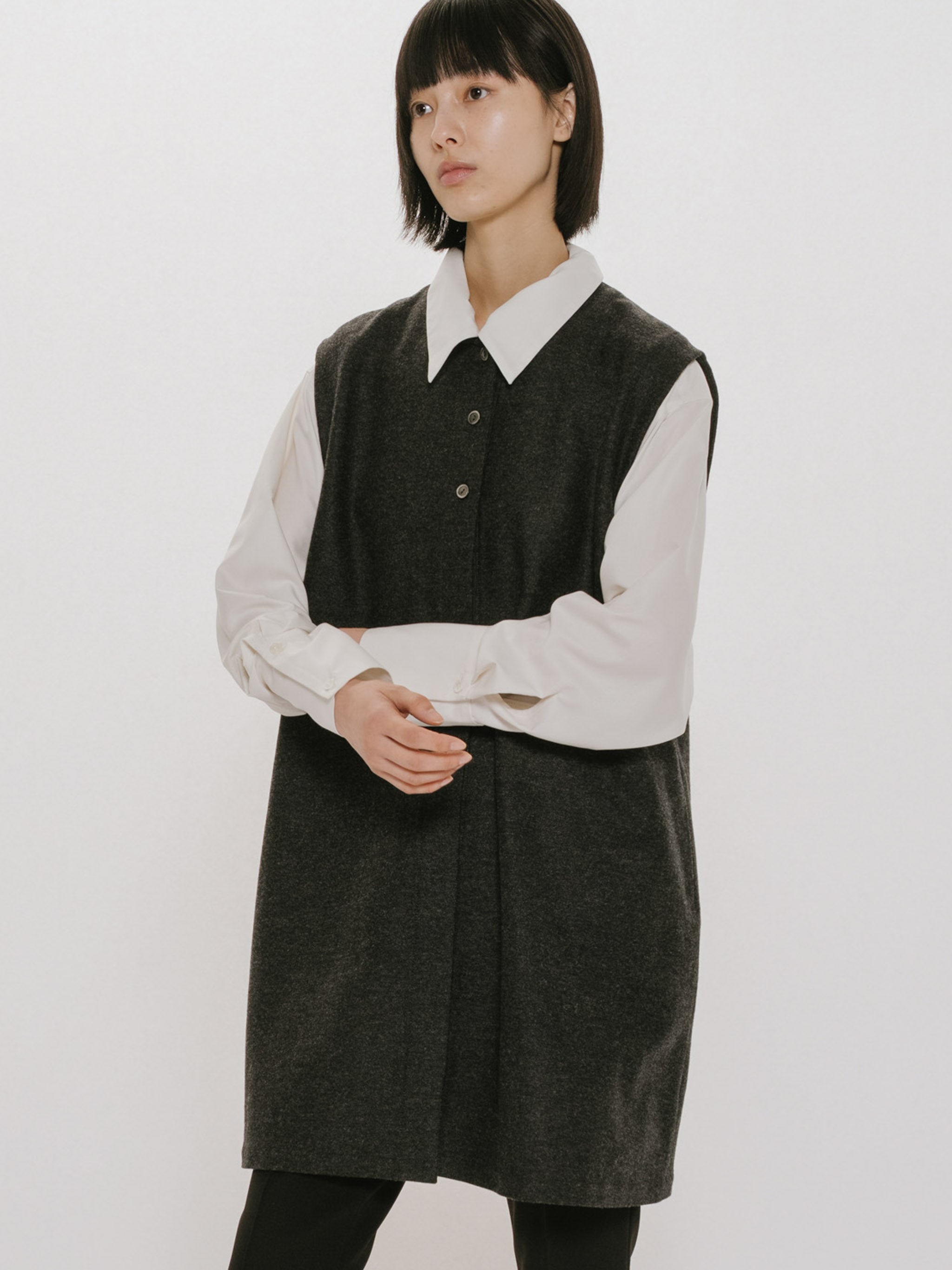 mini gilet one-piece