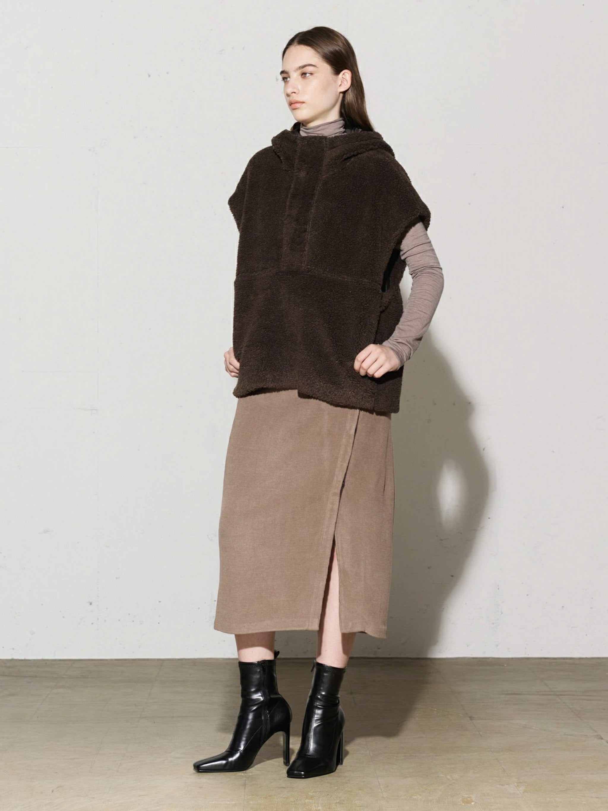 リブタイトスカート