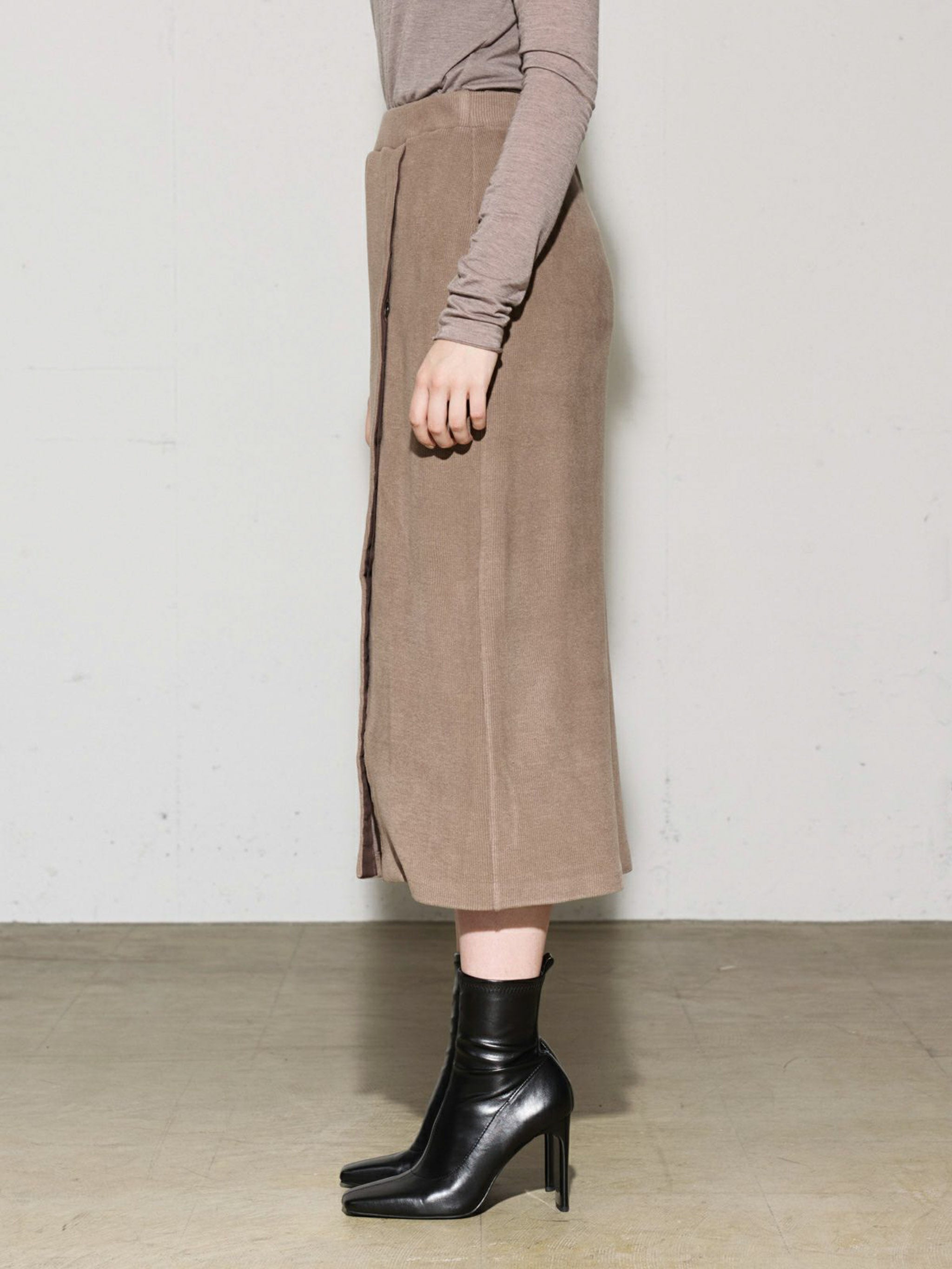 リブタイトスカート