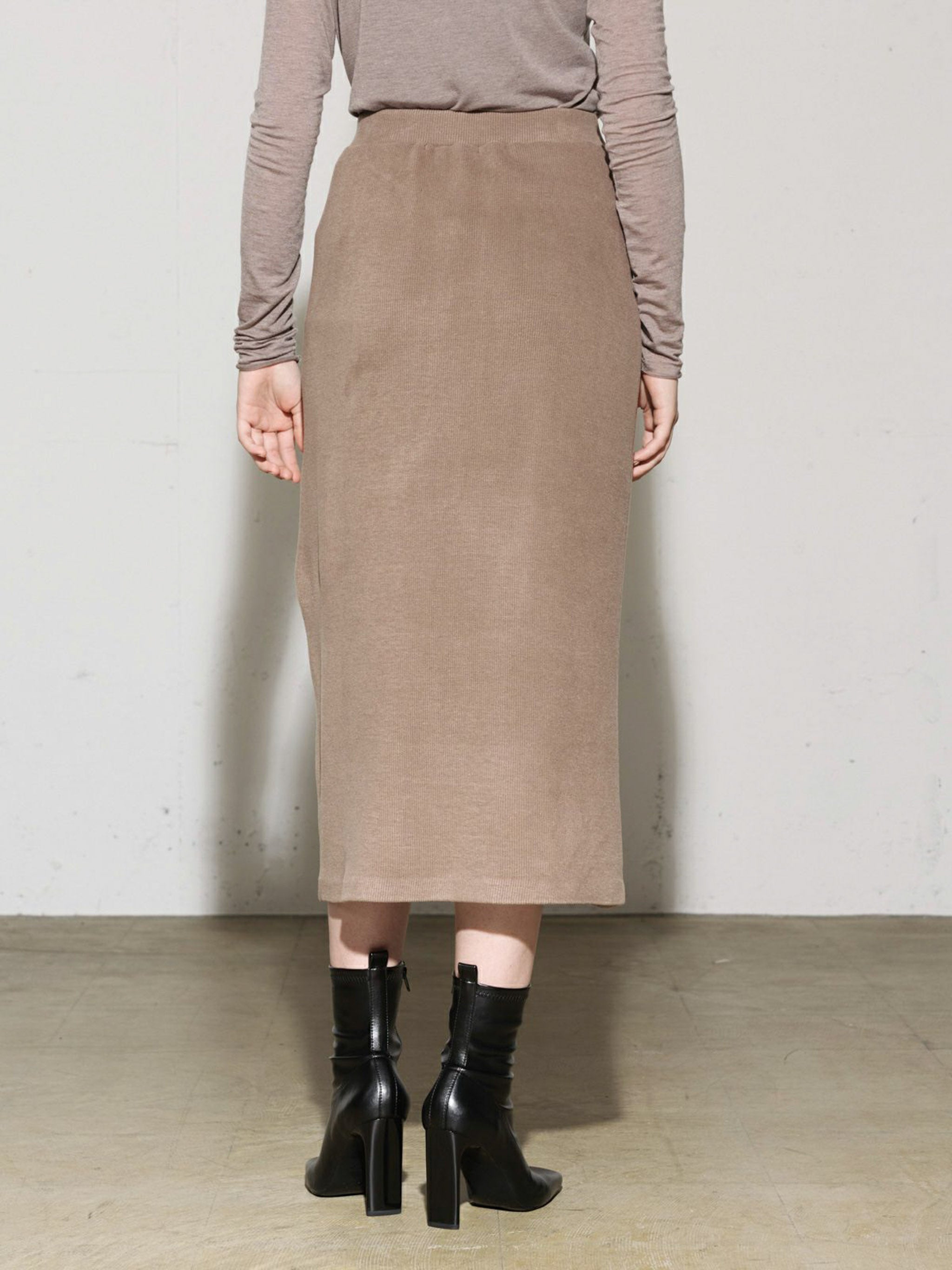 リブタイトスカート