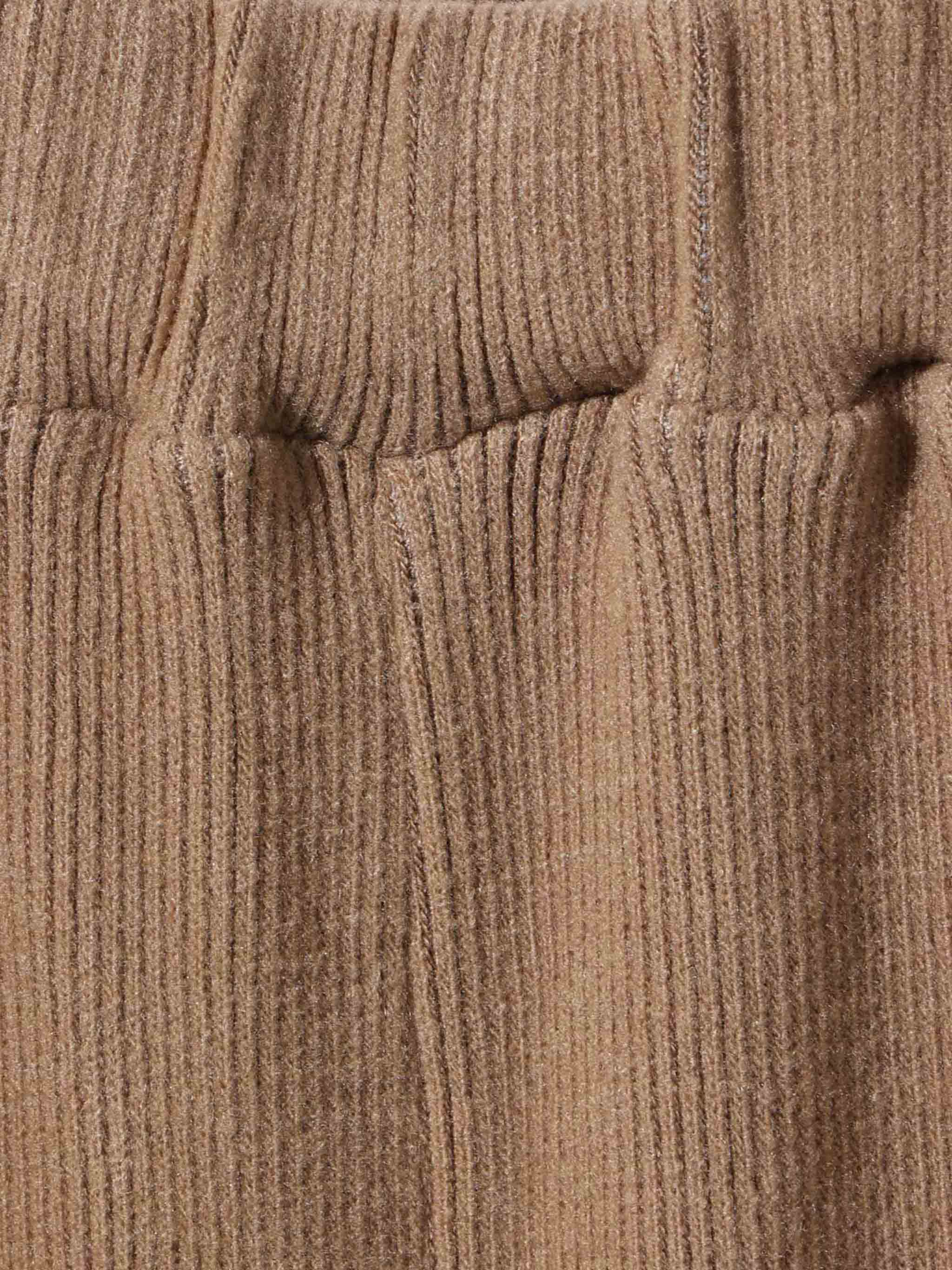 リブフレアパンツ