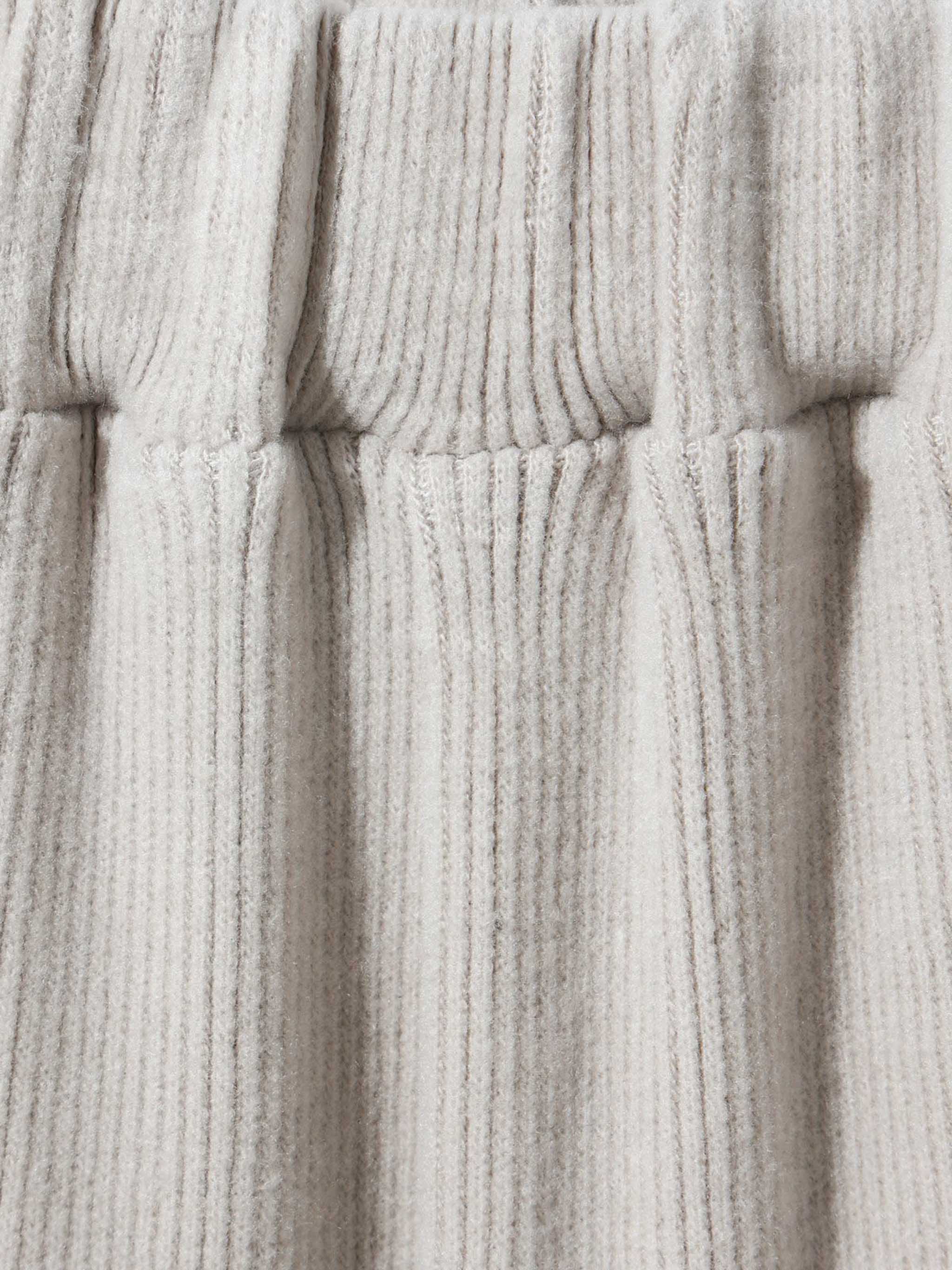 リブフレアパンツ