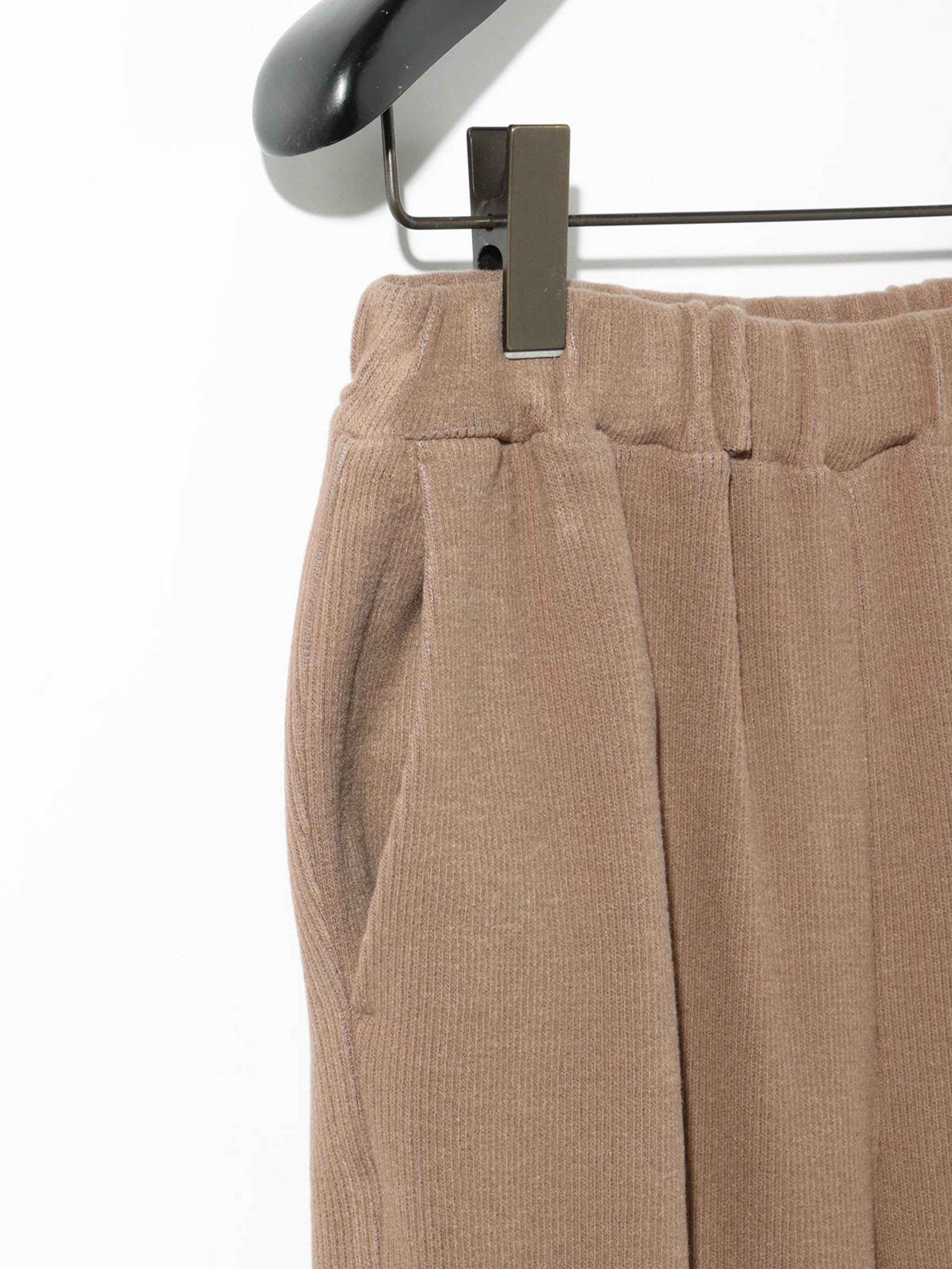 リブフレアパンツ