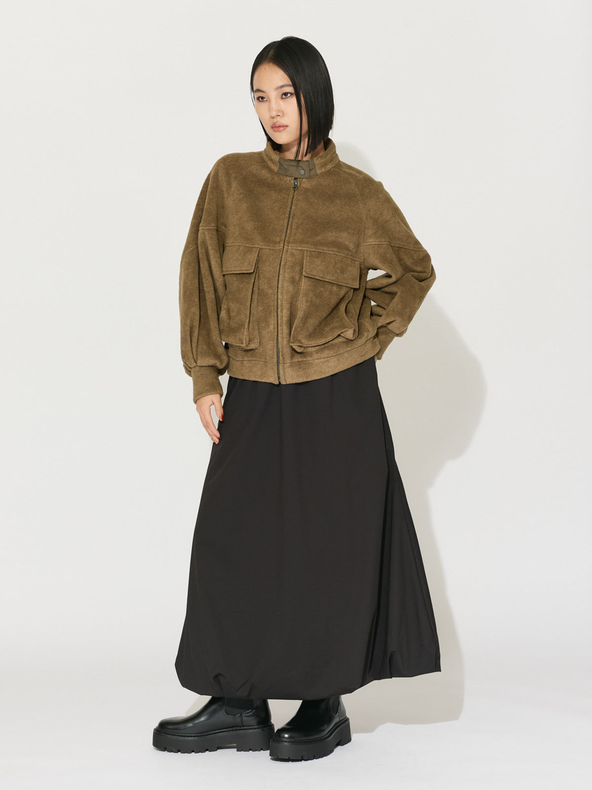 ロングバルーンスカート