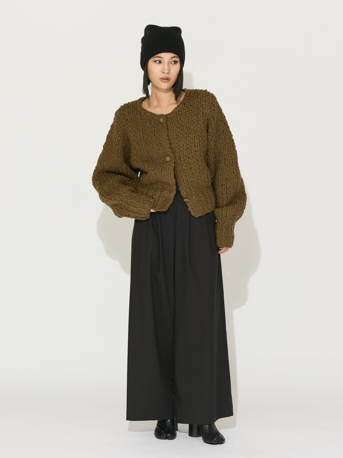 high waist wide pants