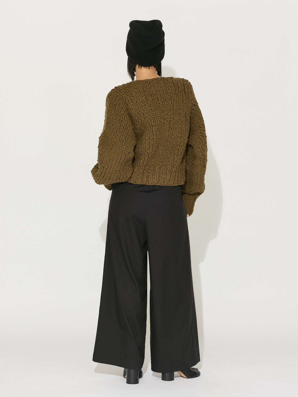 high waist wide pants